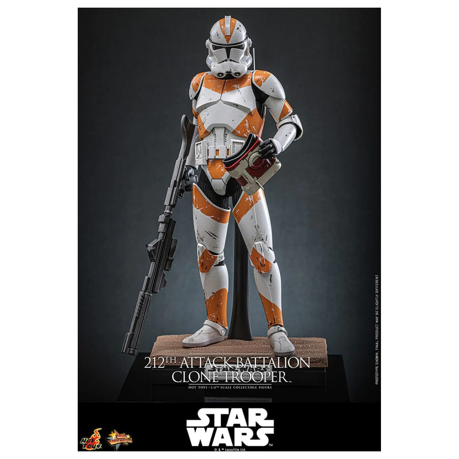 Star Wars: The Clone Wars Actionfigur 1/6 212th Attack Battalion Clone Trooper 30 cm Produktfoto