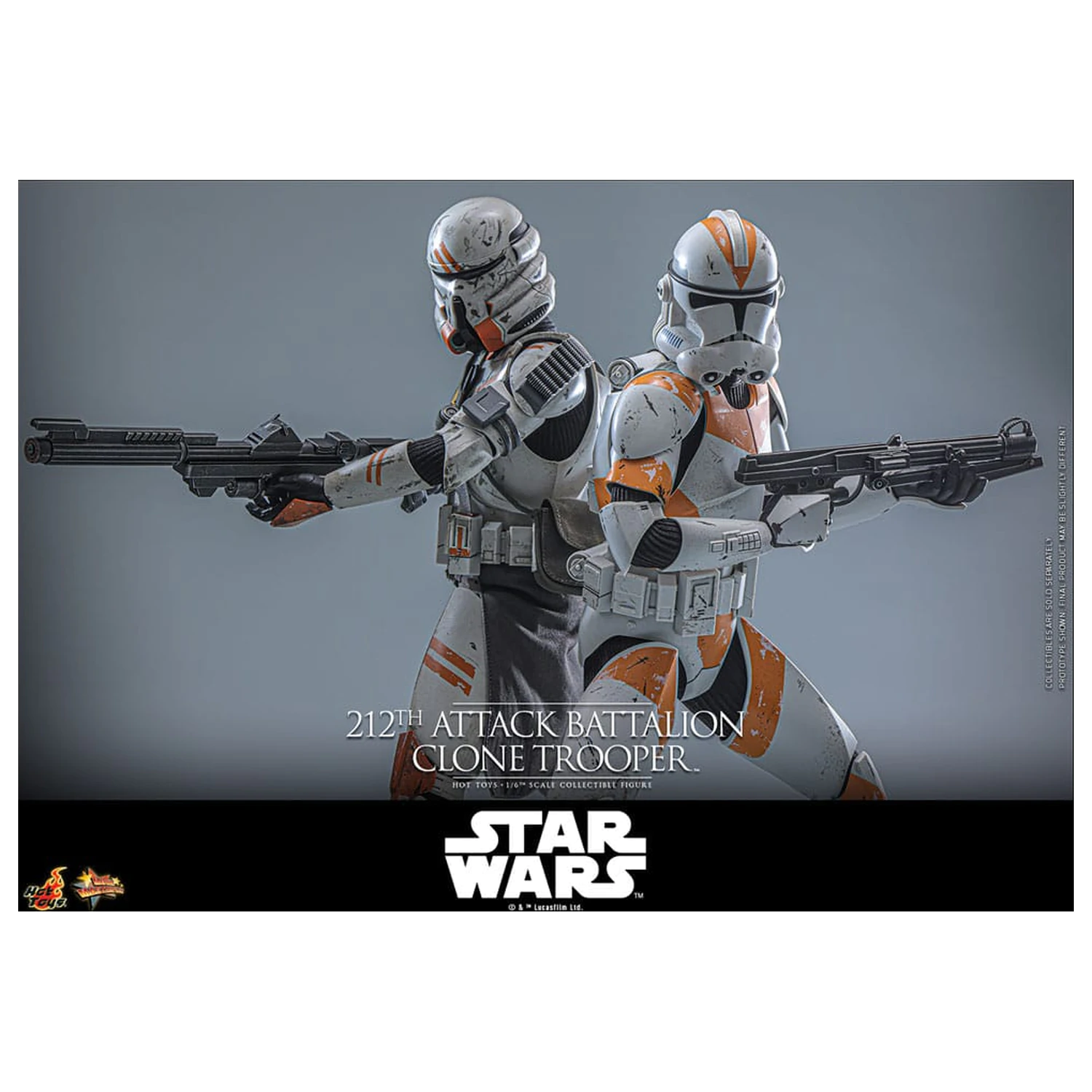 Star Wars: The Clone Wars Actionfigur 1/6 212th Attack Battalion Clone Trooper 30 cm Produktfoto