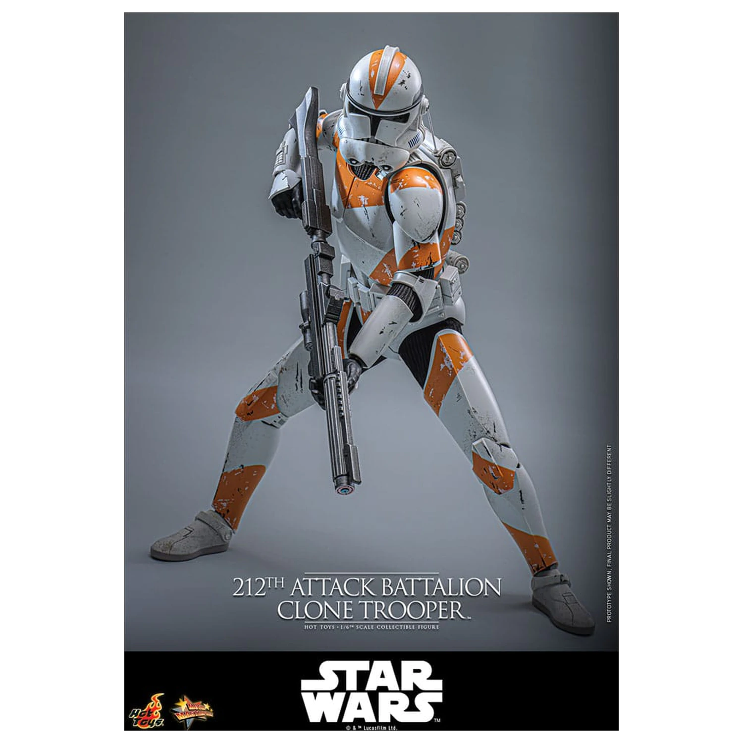Star Wars: The Clone Wars Actionfigur 1/6 212th Attack Battalion Clone Trooper Deluxe Version 30 cm Produktfoto