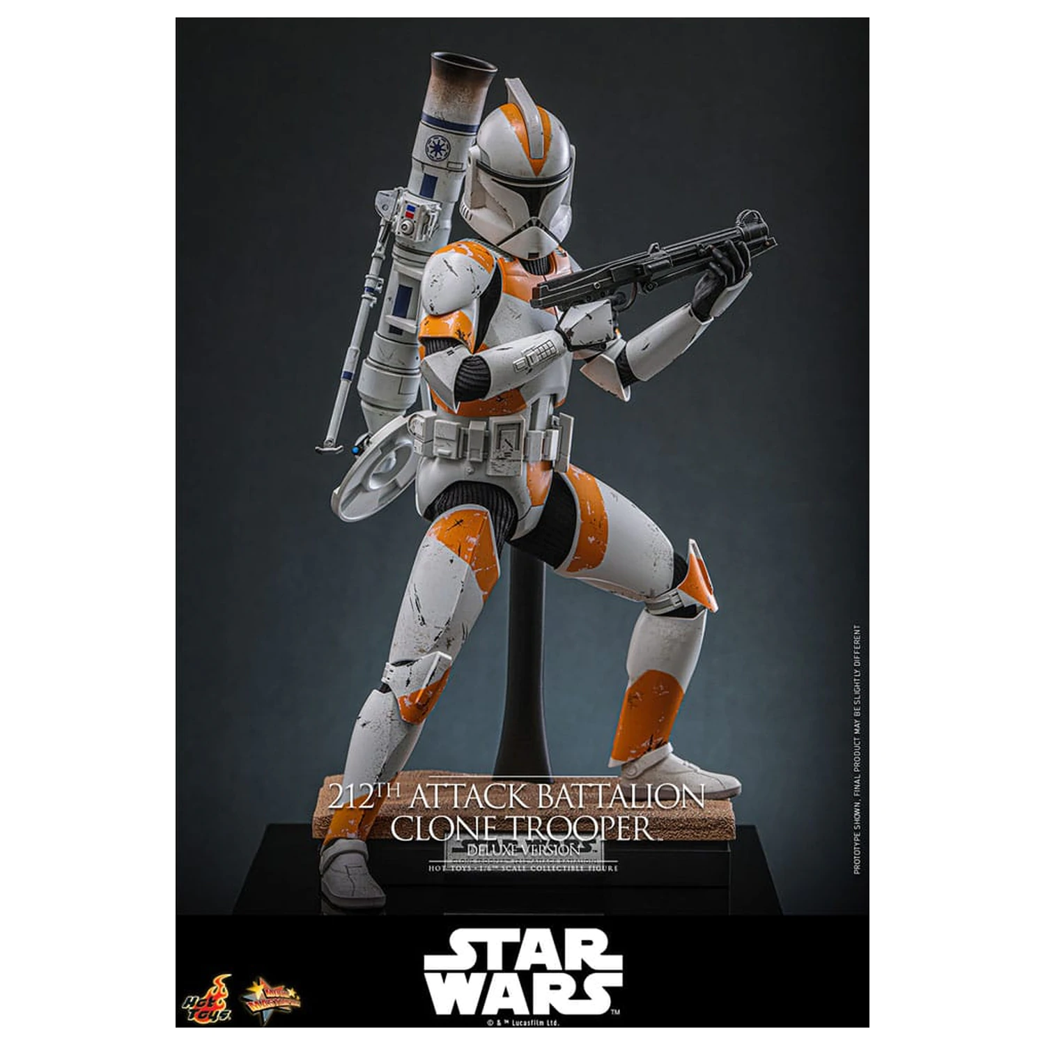 Star Wars: The Clone Wars Actionfigur 1/6 212th Attack Battalion Clone Trooper Deluxe Version 30 cm Produktfoto