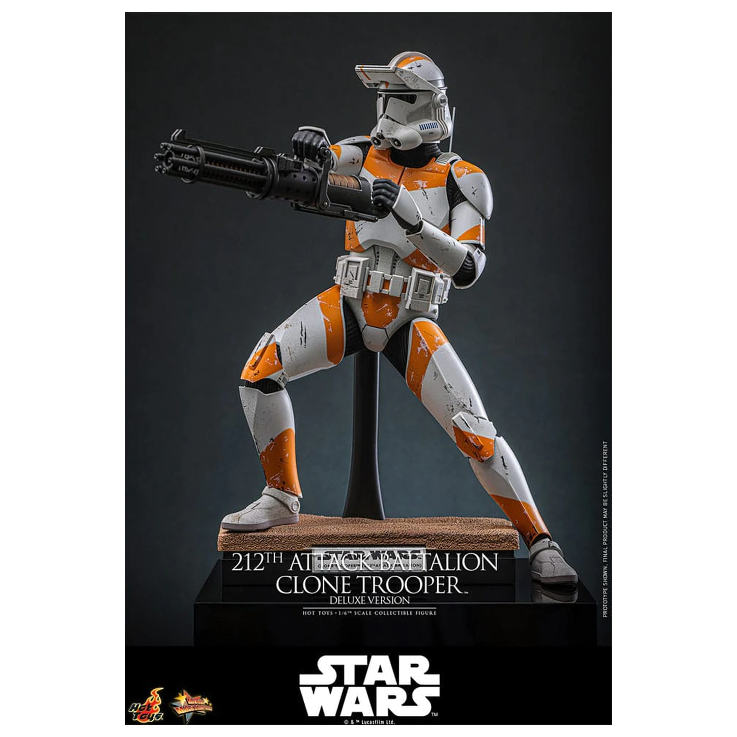 Star Wars: The Clone Wars Actionfigur 1/6 212th Attack Battalion Clone Trooper Deluxe Version 30 cm Produktfoto