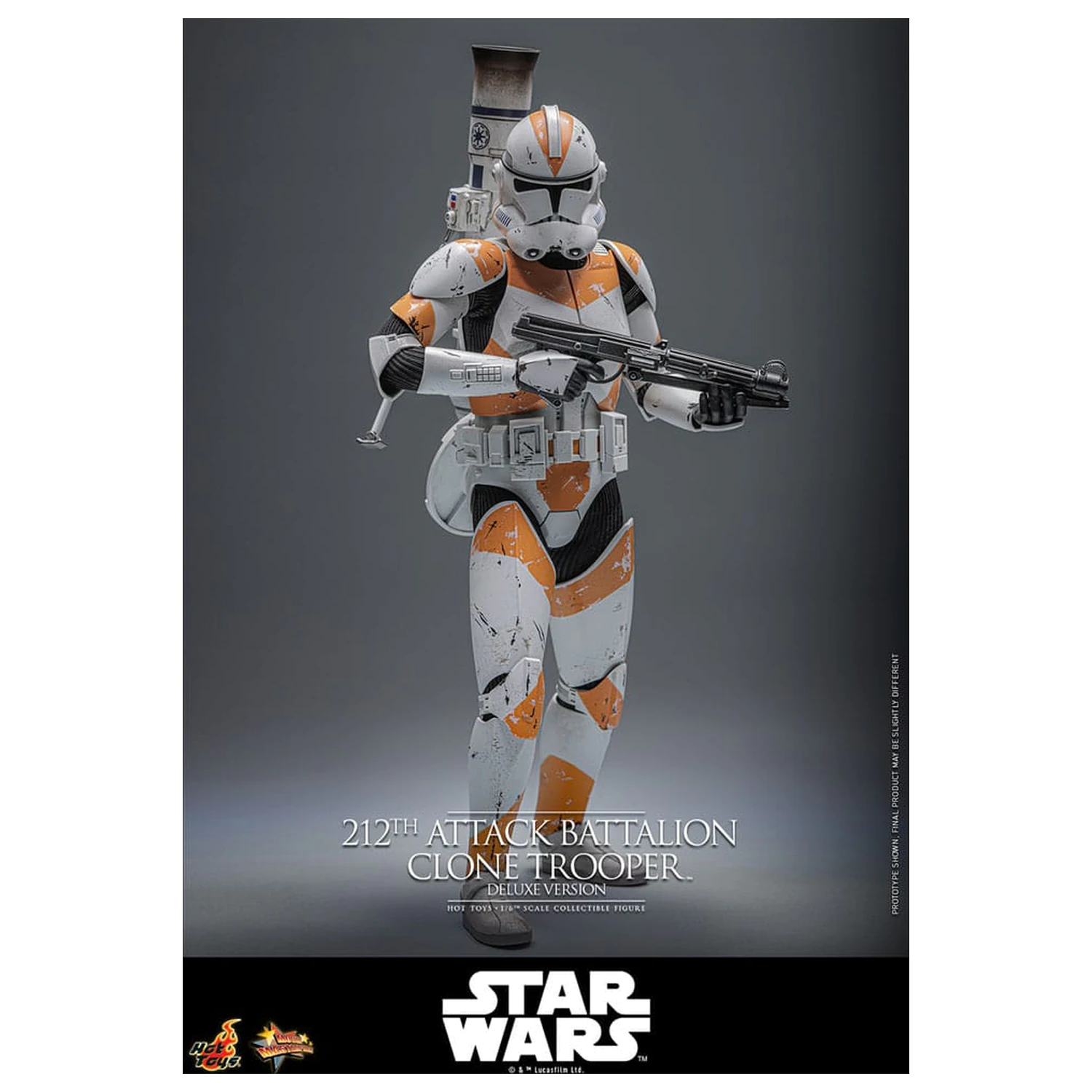 Star Wars: The Clone Wars Actionfigur 1/6 212th Attack Battalion Clone Trooper Deluxe Version 30 cm Produktfoto