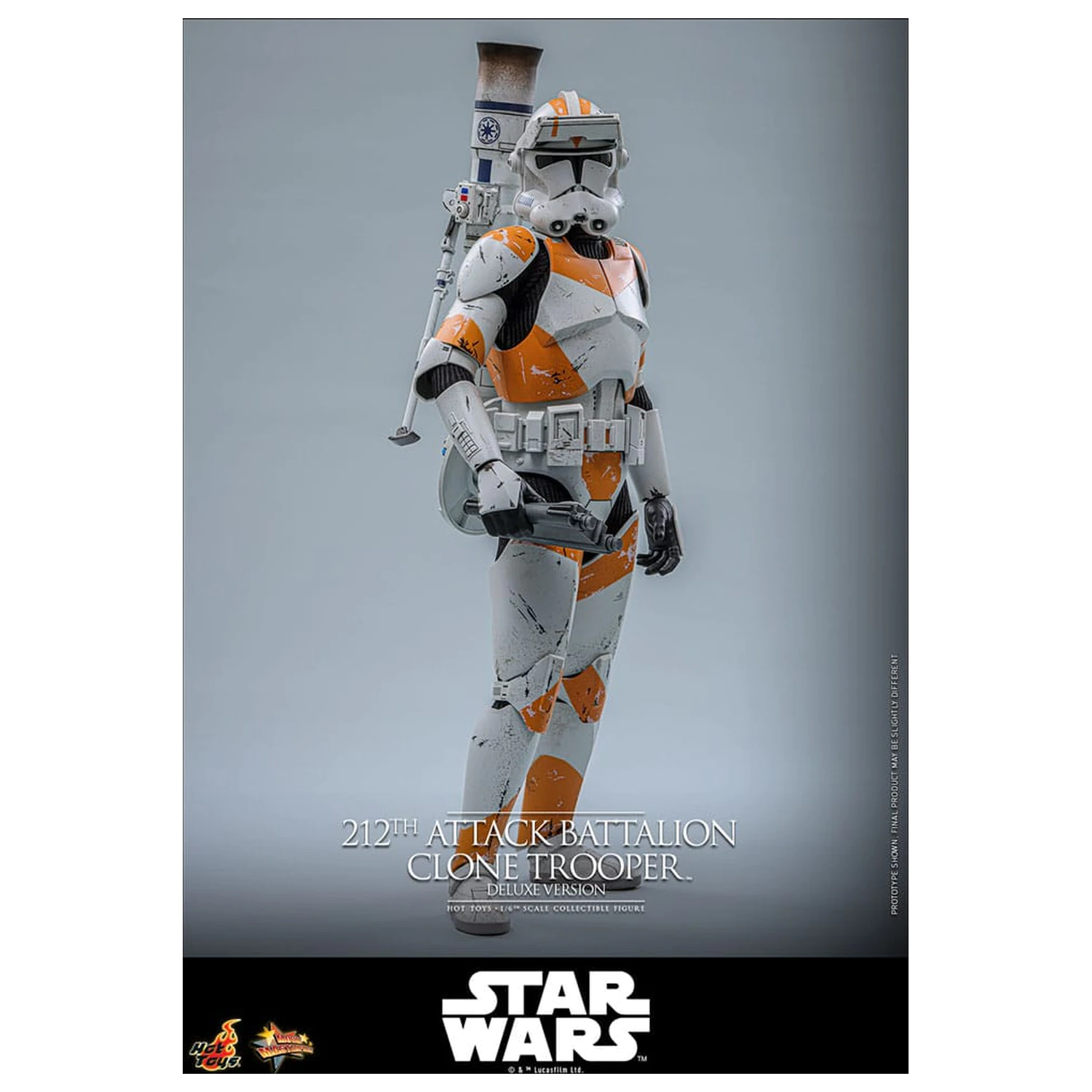 Star Wars: The Clone Wars Actionfigur 1/6 212th Attack Battalion Clone Trooper Deluxe Version 30 cm Produktfoto