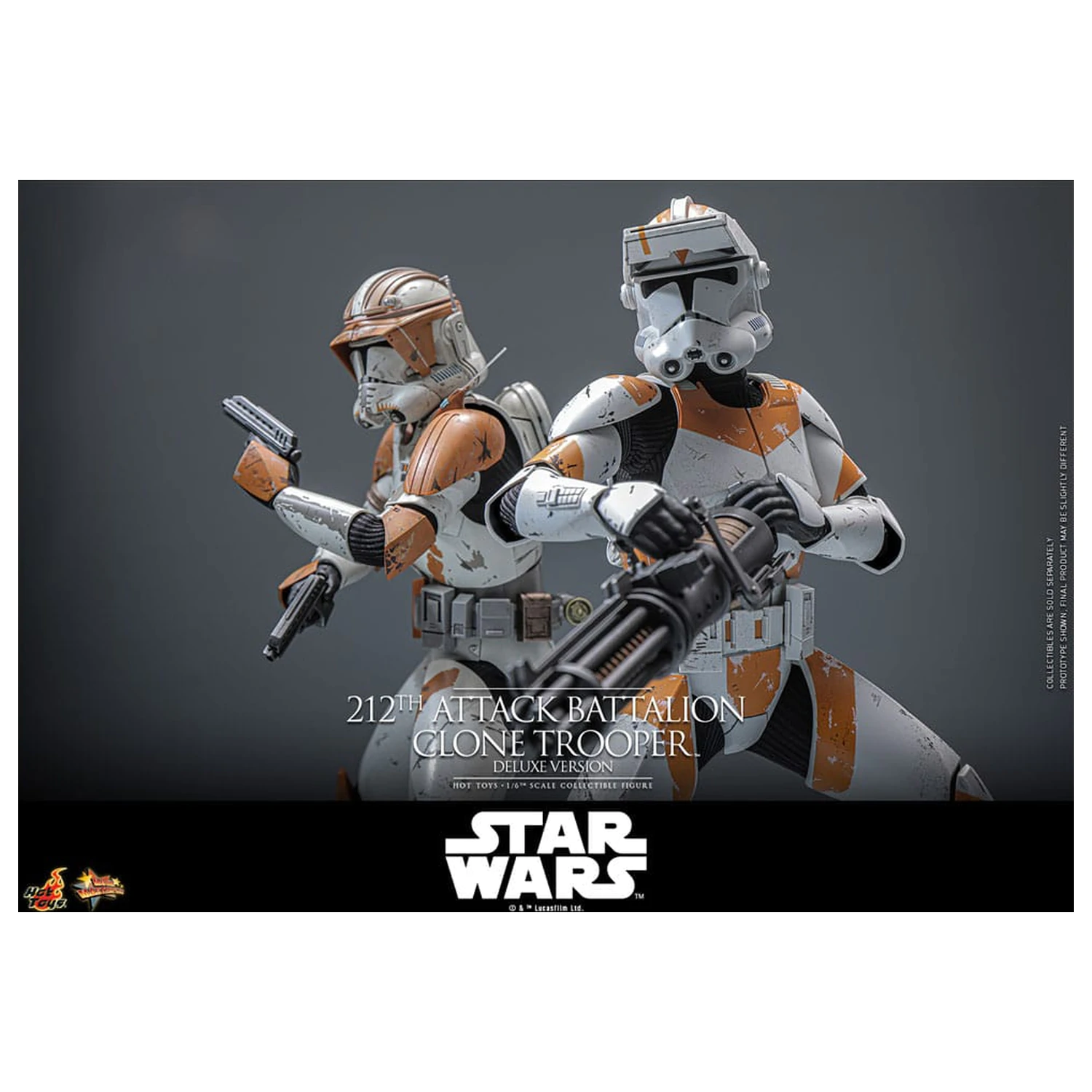 Star Wars: The Clone Wars Actionfigur 1/6 212th Attack Battalion Clone Trooper Deluxe Version 30 cm Produktfoto
