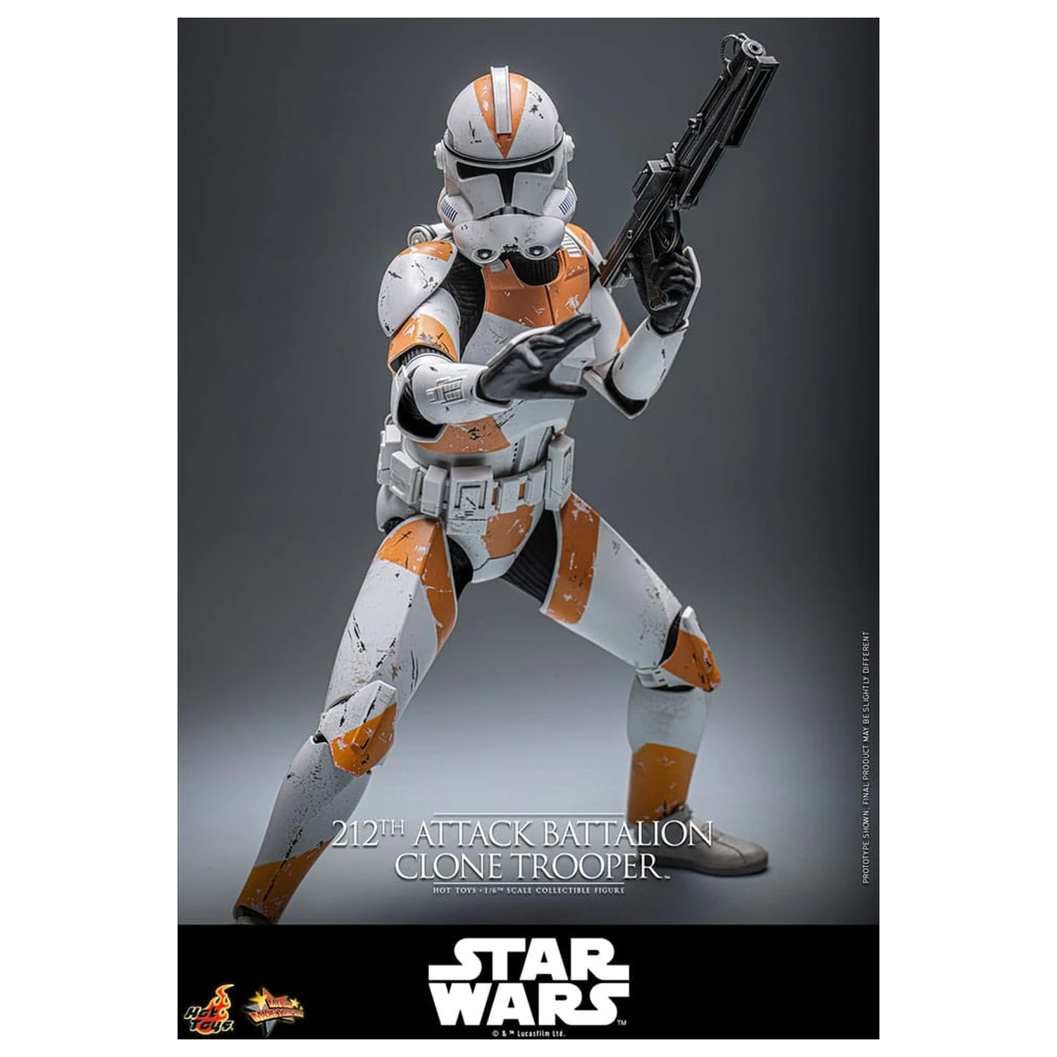 Star Wars: The Clone Wars Actionfigur 1/6 212th Attack Battalion Clone Trooper Deluxe Version 30 cm Produktfoto