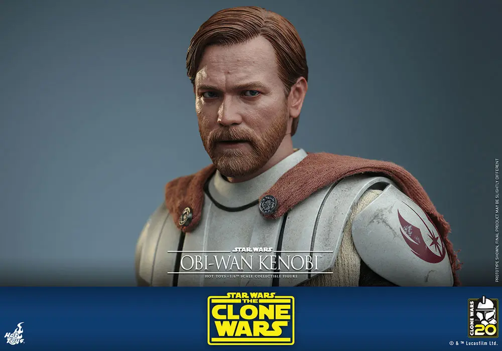 Star Wars The Clone Wars Actionfigur 1/6 Obi-Wan Kenobi 30 cm Produktfoto