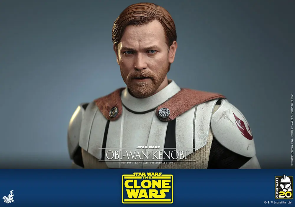 Star Wars The Clone Wars Actionfigur 1/6 Obi-Wan Kenobi 30 cm Produktfoto