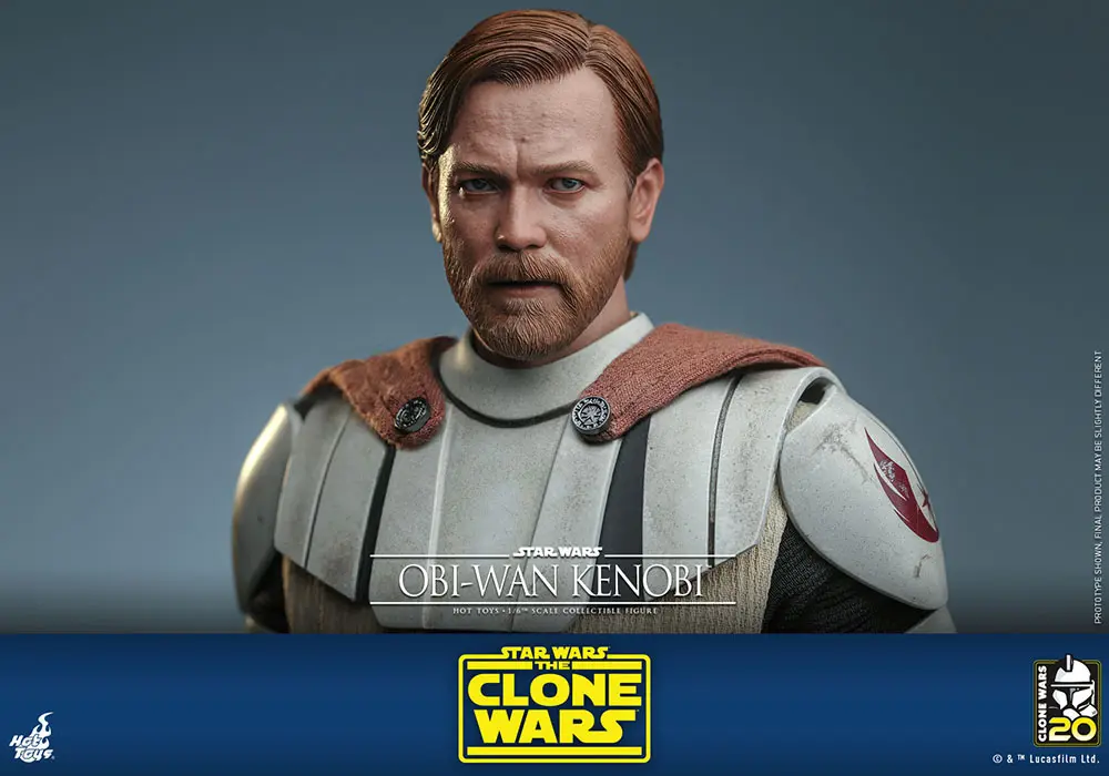 Star Wars The Clone Wars Actionfigur 1/6 Obi-Wan Kenobi 30 cm Produktfoto