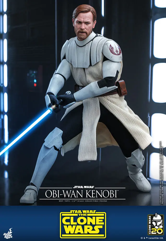 Star Wars The Clone Wars Actionfigur 1/6 Obi-Wan Kenobi 30 cm Produktfoto