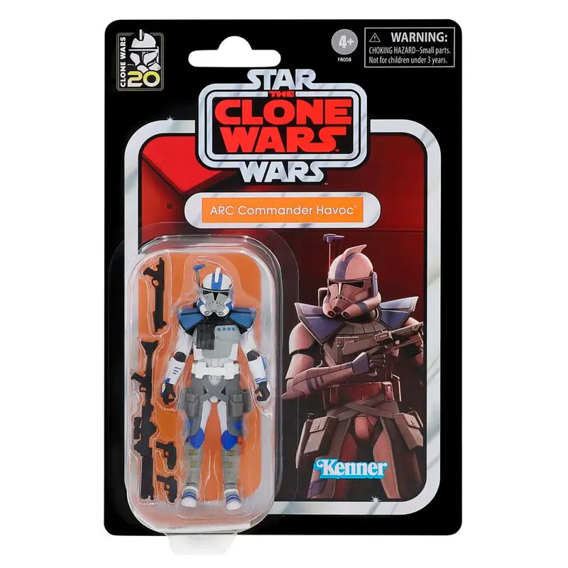 Star Wars: The Clone Wars Vintage Collection Action Figur ARC Commander Havoc 10 cm Produktfoto