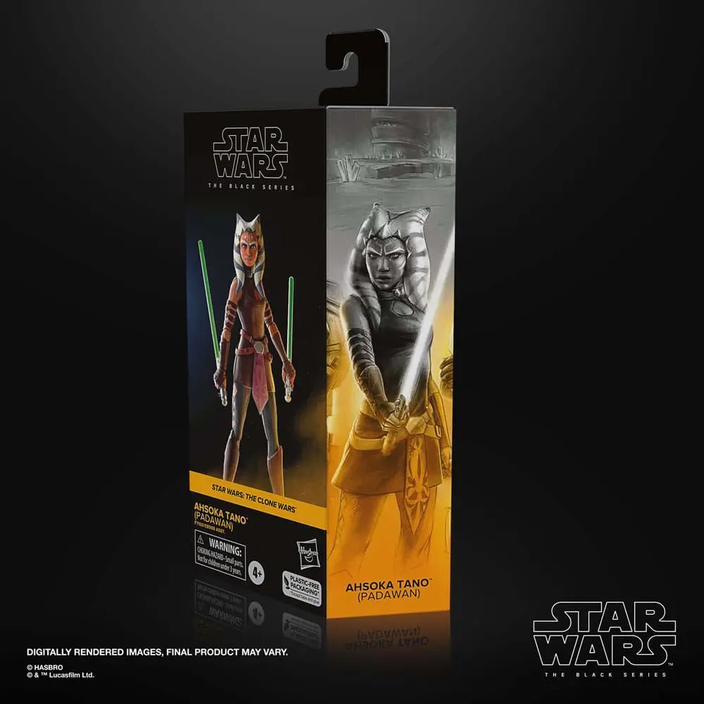 Star Wars: The Clone Wars Black Series Action Figur Ahsoka Tano (Padawan) 15 cm Produktfoto
