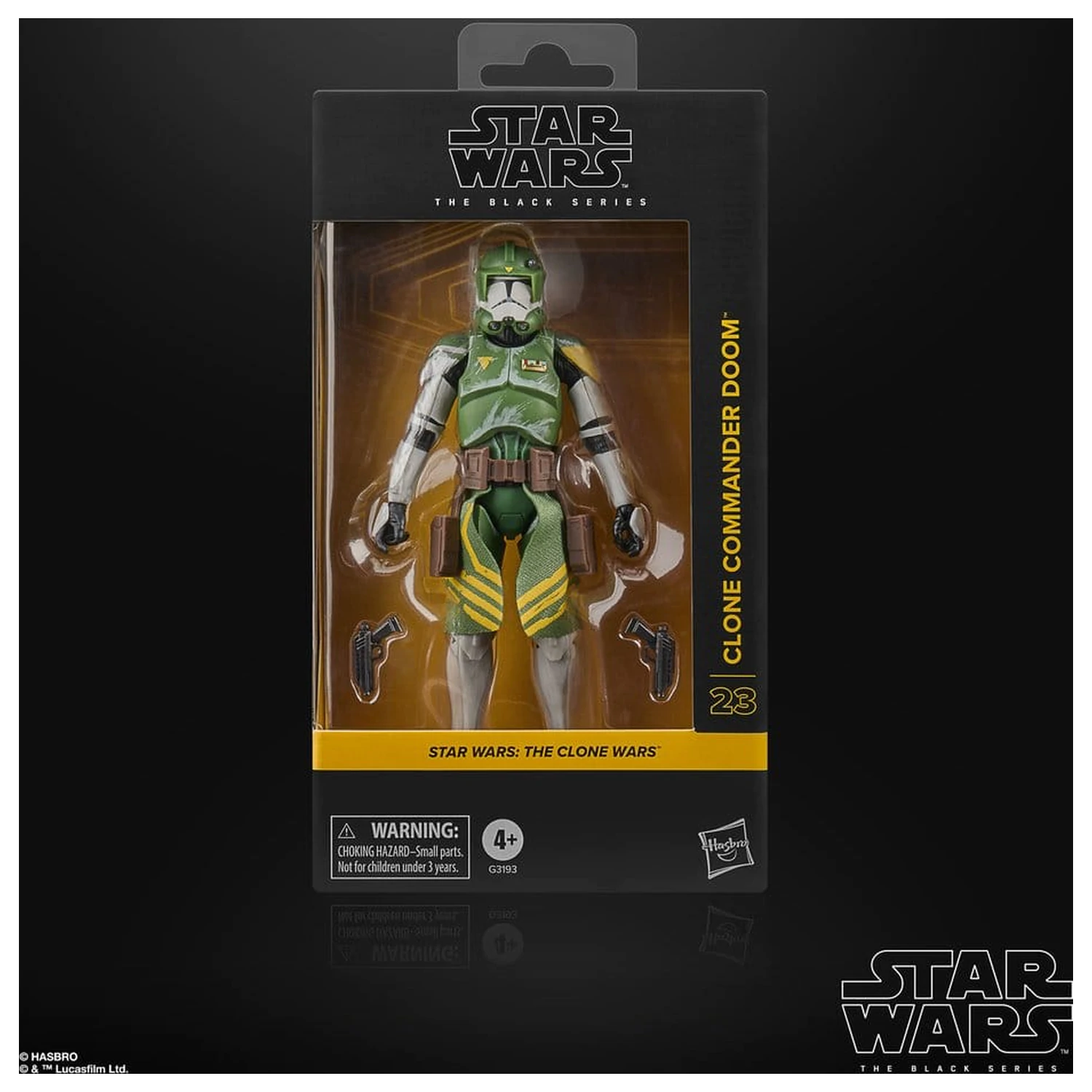 Star Wars: The Clone Wars Black Series Action-Figur Clone Commander Doom 15 cm Produktfoto