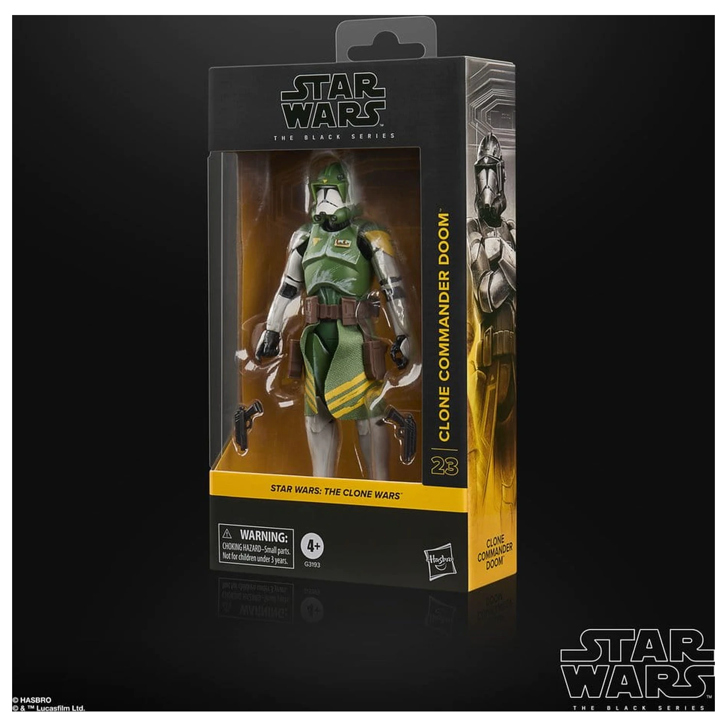 Star Wars: The Clone Wars Black Series Action-Figur Clone Commander Doom 15 cm Produktfoto