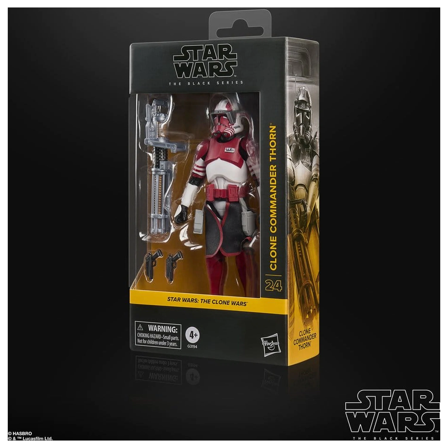 Star Wars: The Clone Wars Black Series Action-Figur Clone Commander Thorn 15 cm Produktfoto