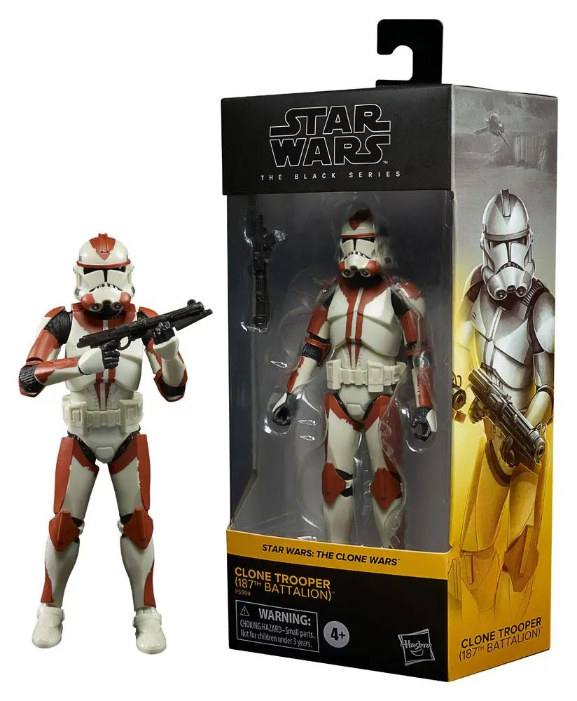 Star Wars: The Clone Wars Black Series Actionfigur Clone Trooper (187th Battalion) 15 cm Produktfoto