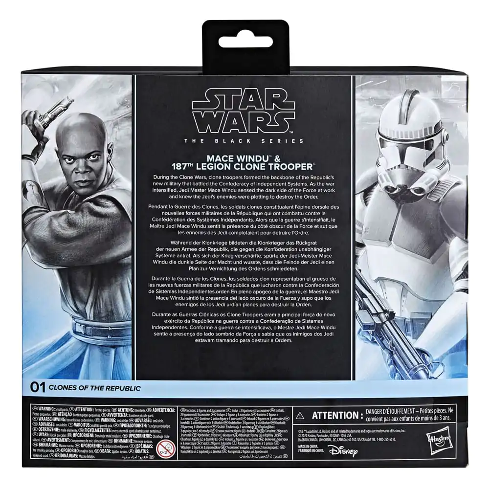 Star Wars: The Clone Wars Black Series Action Figur 2er-Pack Clones of the Republic 15 cm Produktfoto