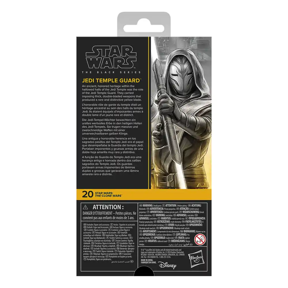 Star Wars: The Clone Wars Black Series Action Figur Jedi Temple Guard 15 cm Produktfoto