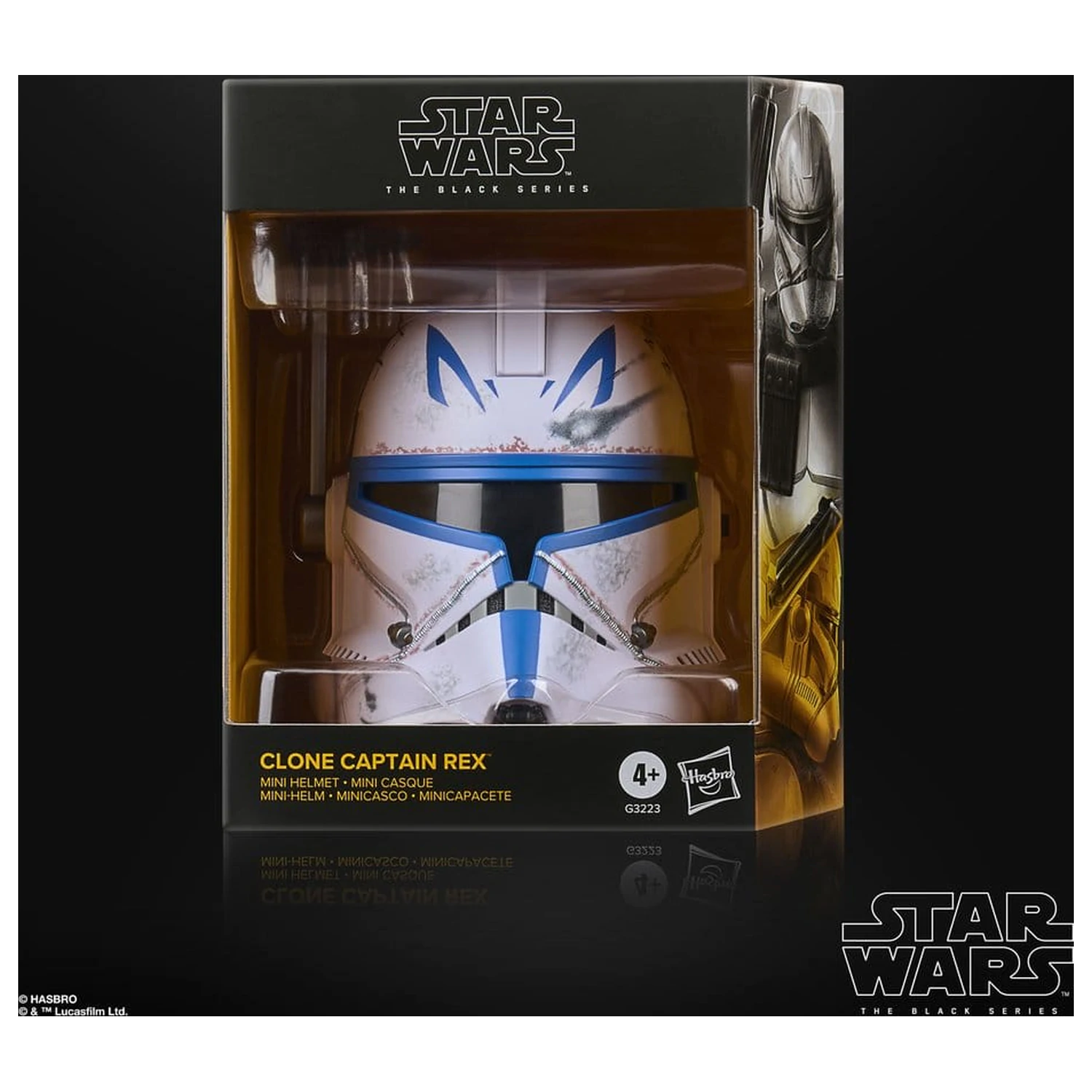 Star Wars: The Clone Wars Black Series Mini Helm Clone Captain Rex 15 cm Produktfoto