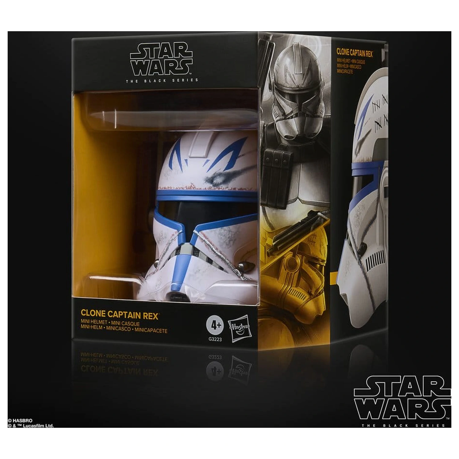 Star Wars: The Clone Wars Black Series Mini Helm Clone Captain Rex 15 cm Produktfoto