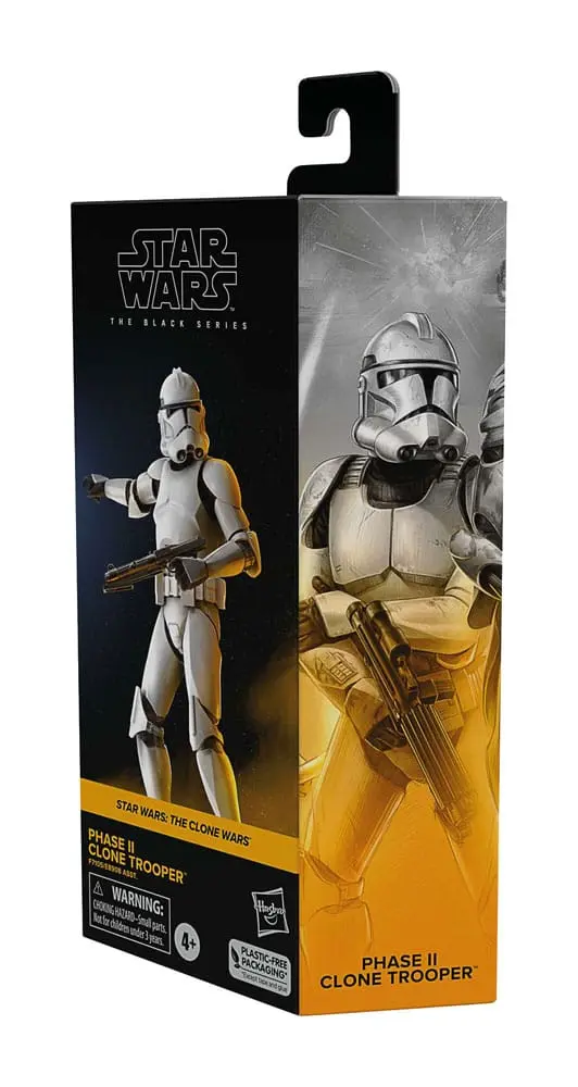 Star Wars: The Clone Wars Black Series Action Figur Phase II Clone Trooper 15 cm Produktfoto