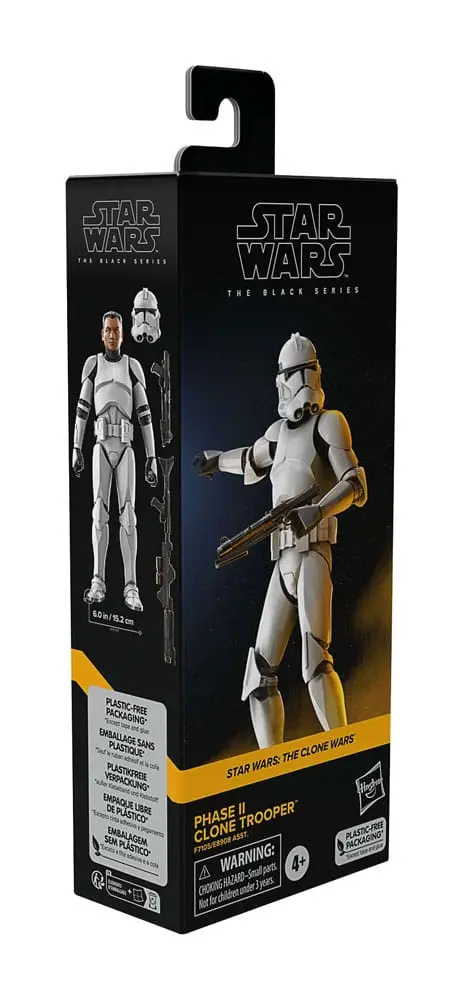 Star Wars: The Clone Wars Black Series Action Figur Phase II Clone Trooper 15 cm Produktfoto