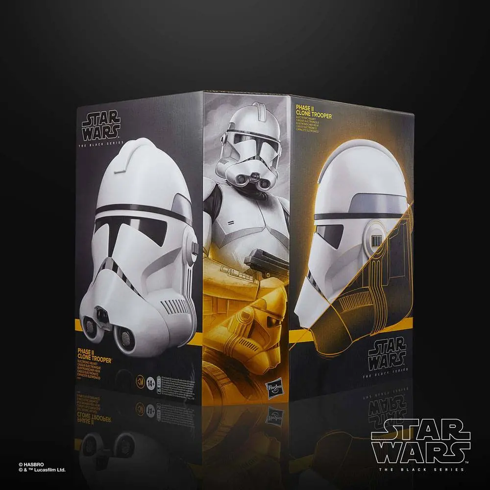 Star Wars: The Clone Wars Black Series Elektronischer Helm Phase II Clone Trooper Produktfoto