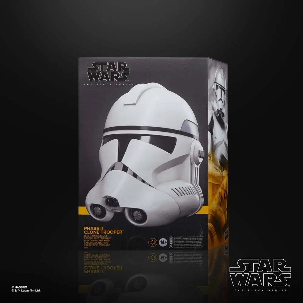 Star Wars: The Clone Wars Black Series Elektronischer Helm Phase II Clone Trooper Produktfoto