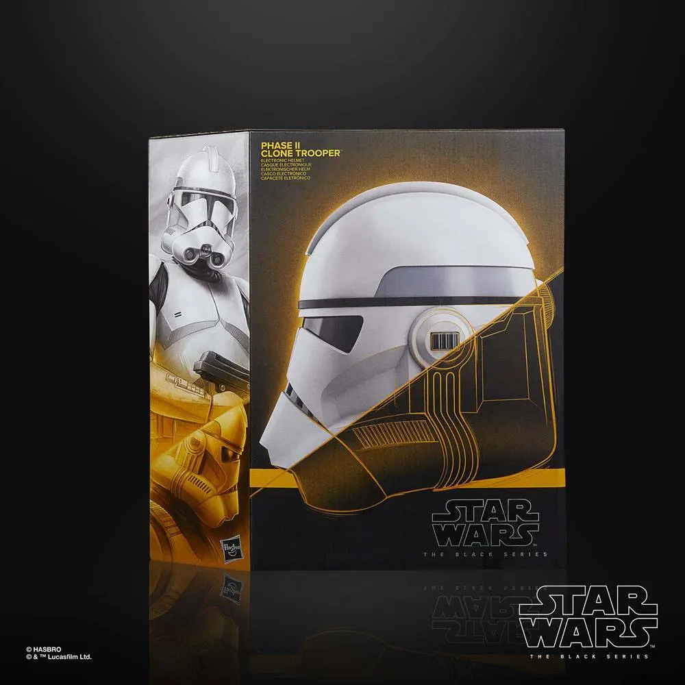 Star Wars: The Clone Wars Black Series Elektronischer Helm Phase II Clone Trooper Produktfoto