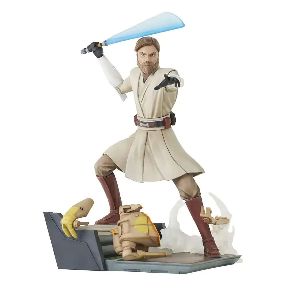 Star Wars: The Clone Wars Deluxe Gallery PVC Statue General Obi-Wan Kenobi 23 cm Produktfoto