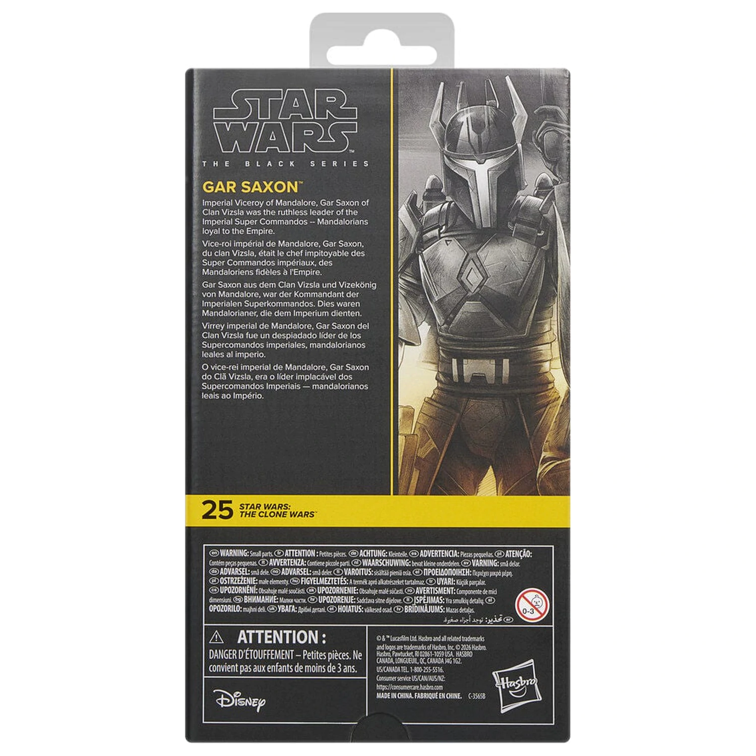 Star Wars The Clone Wars Gar Saxon Figur 15cm Produktfoto