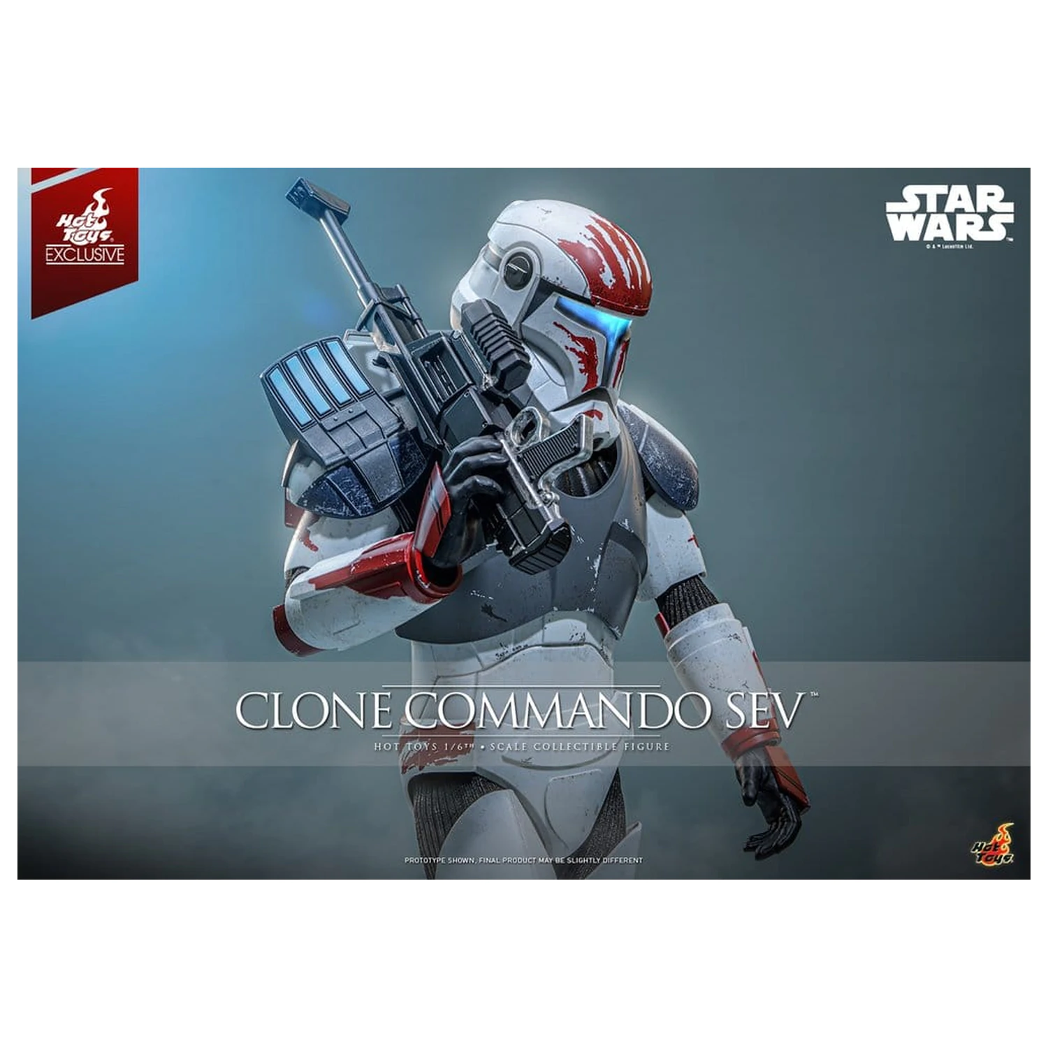 Star Wars: The Clone Wars Television Masterpiece Actionfigur 1/6 Clone Commando Sev 30 cm Produktfoto