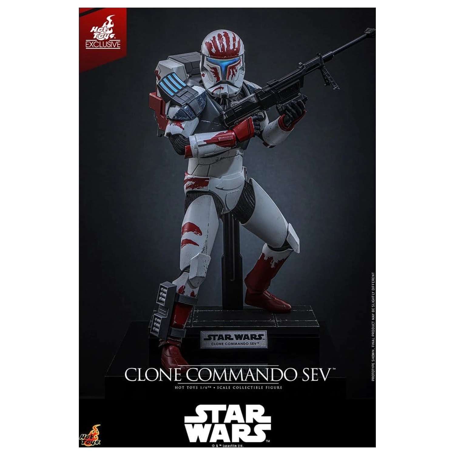 Star Wars: The Clone Wars Television Masterpiece Actionfigur 1/6 Clone Commando Sev 30 cm Produktfoto