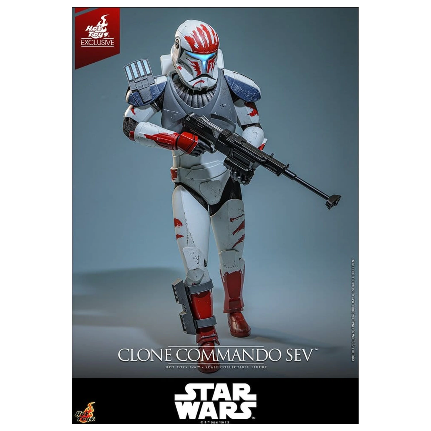 Star Wars: The Clone Wars Television Masterpiece Actionfigur 1/6 Clone Commando Sev 30 cm Produktfoto