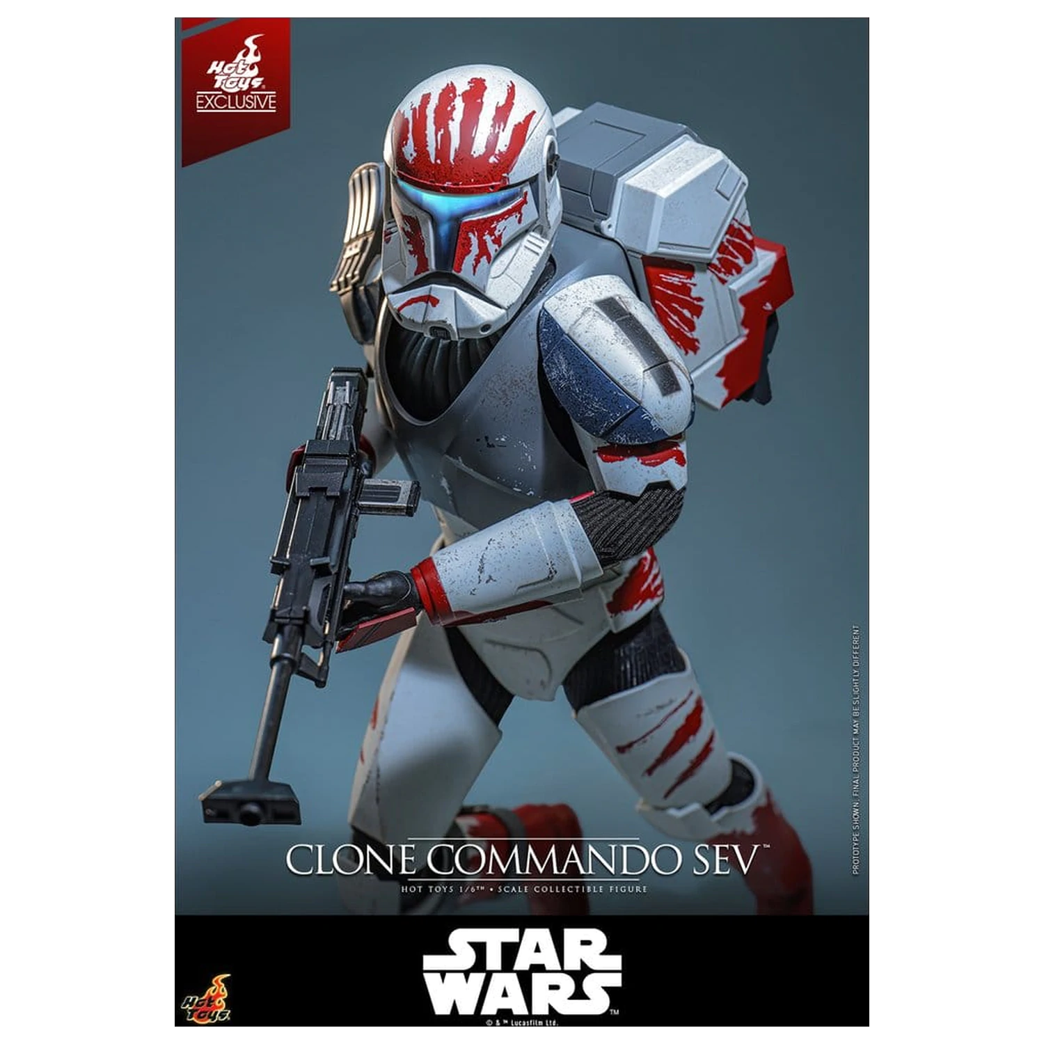 Star Wars: The Clone Wars Television Masterpiece Actionfigur 1/6 Clone Commando Sev 30 cm Produktfoto