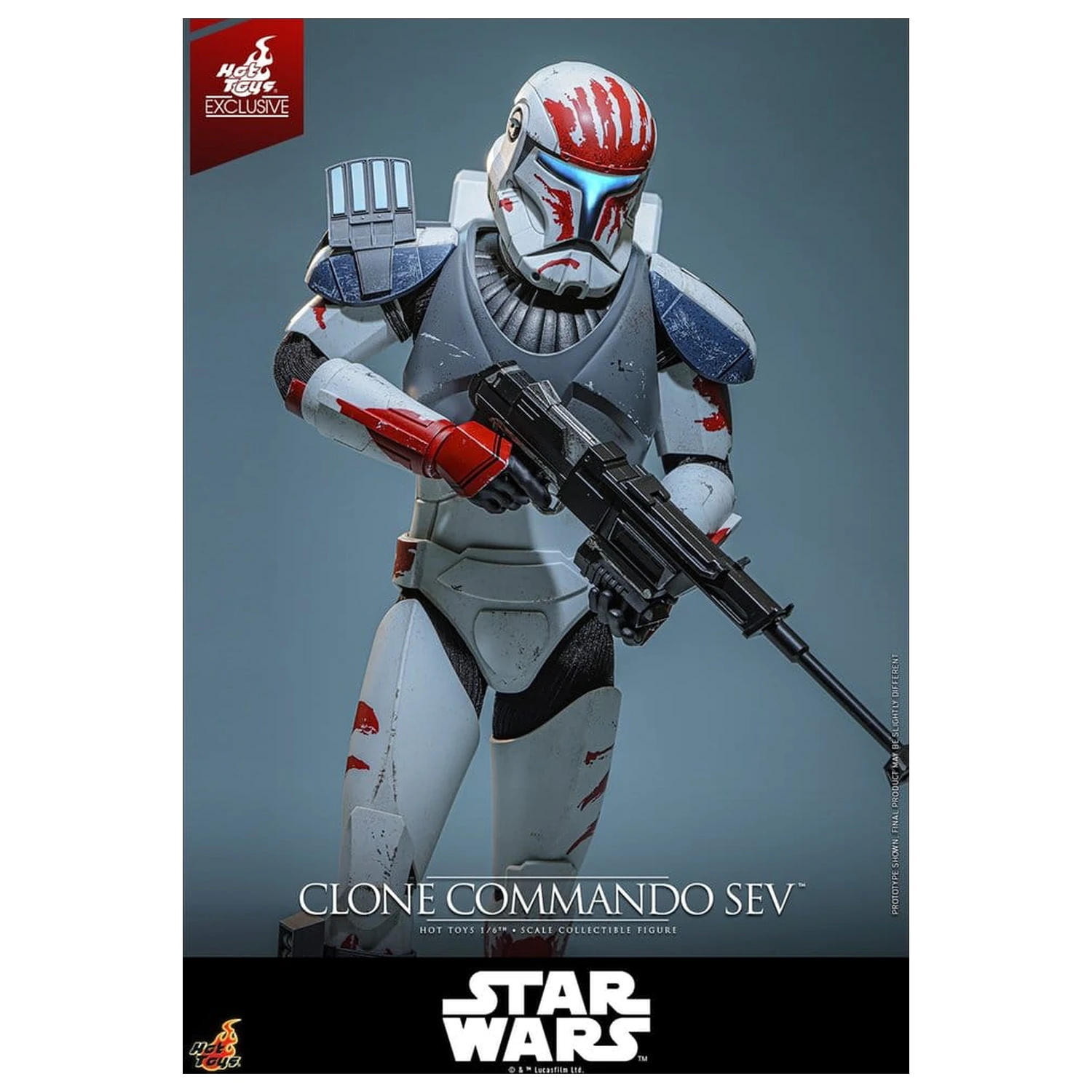 Star Wars: The Clone Wars Television Masterpiece Actionfigur 1/6 Clone Commando Sev 30 cm Produktfoto