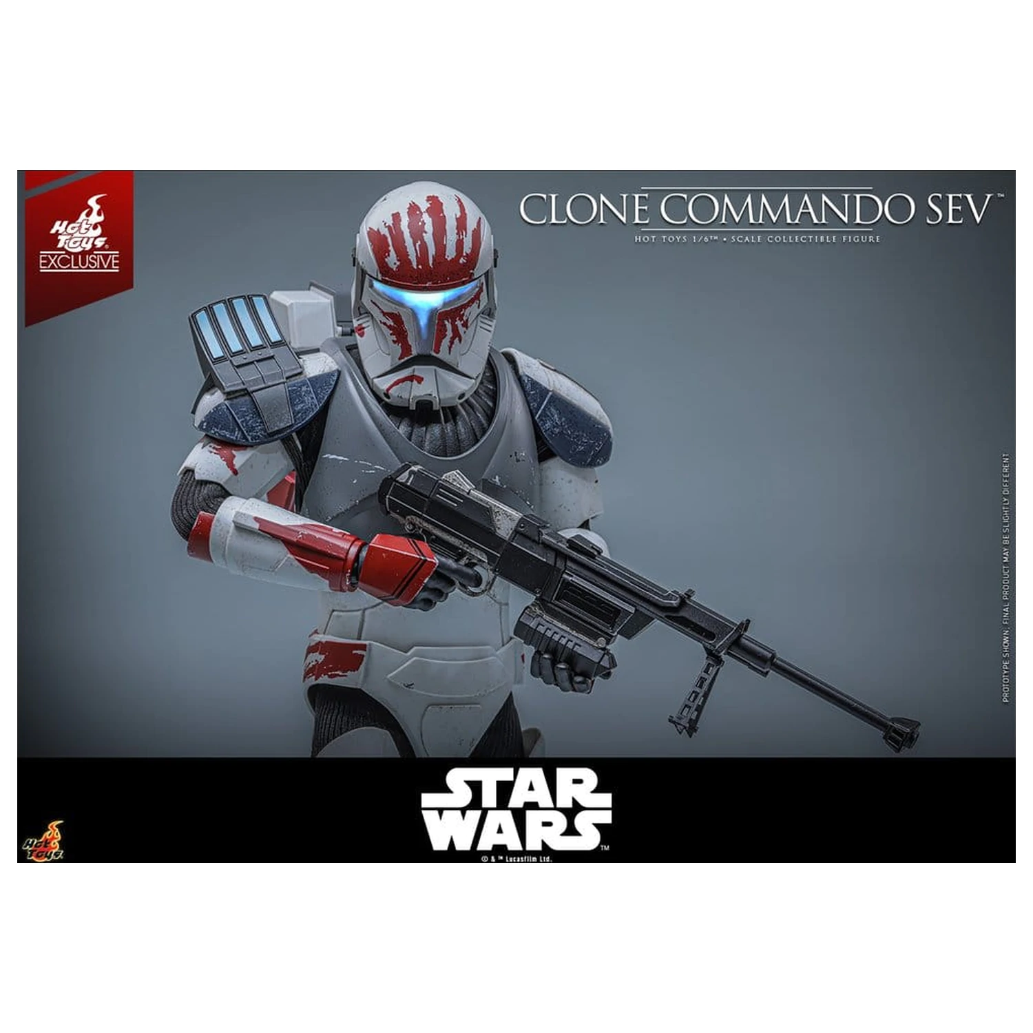 Star Wars: The Clone Wars Television Masterpiece Actionfigur 1/6 Clone Commando Sev 30 cm Produktfoto