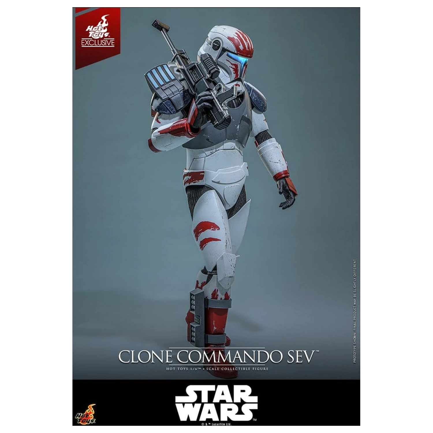 Star Wars: The Clone Wars Television Masterpiece Actionfigur 1/6 Clone Commando Sev 30 cm Produktfoto