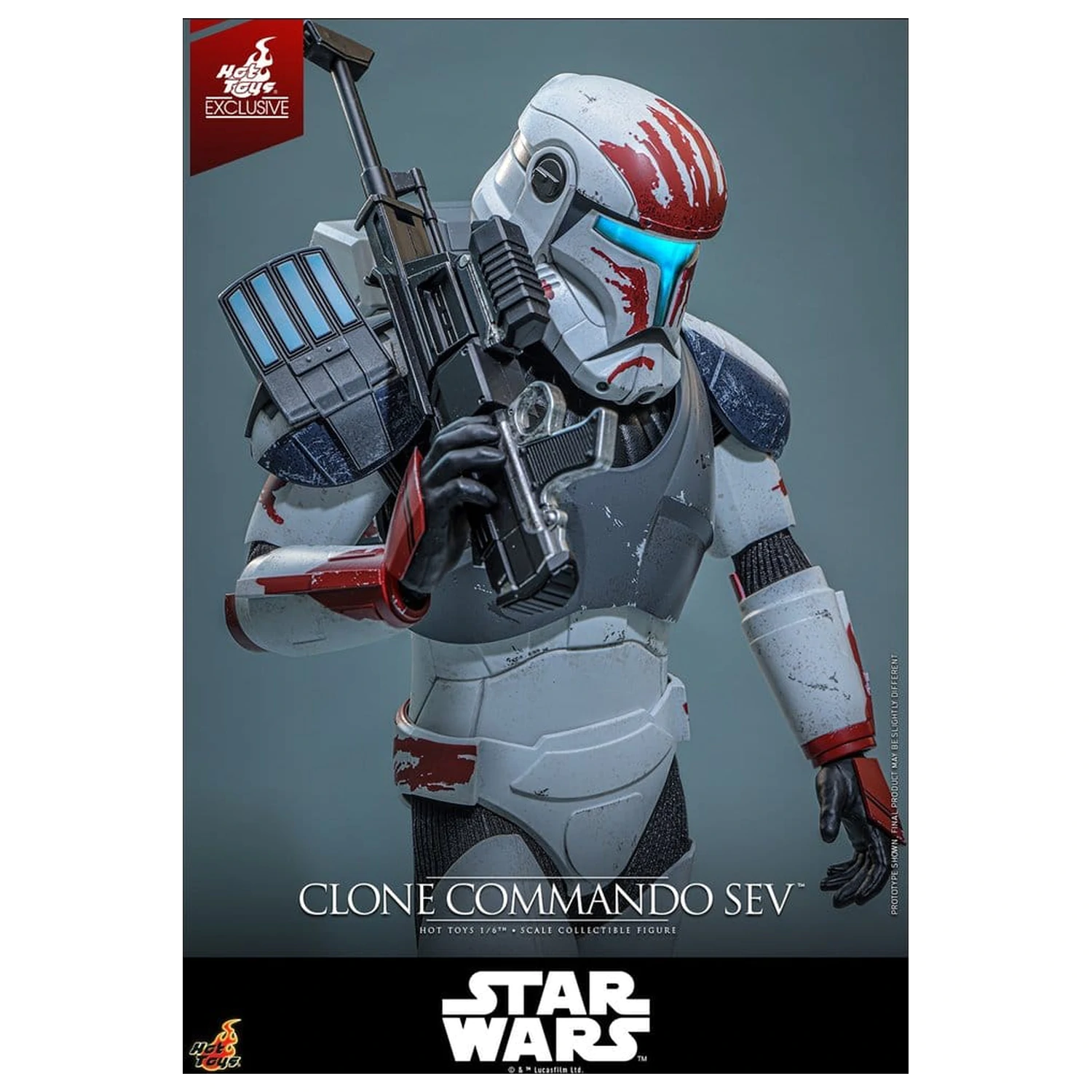 Star Wars: The Clone Wars Television Masterpiece Actionfigur 1/6 Clone Commando Sev 30 cm Produktfoto