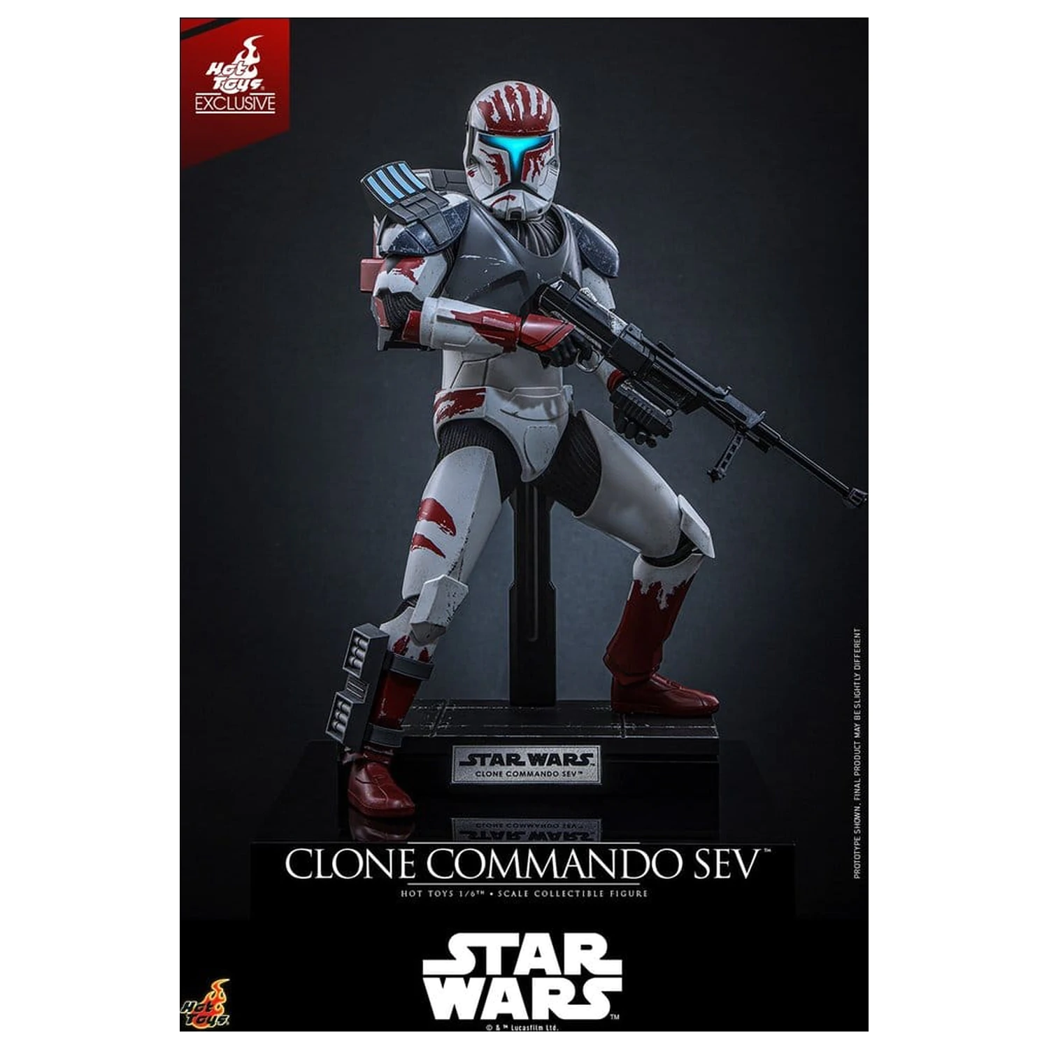 Star Wars: The Clone Wars Television Masterpiece Actionfigur 1/6 Clone Commando Sev 30 cm Produktfoto