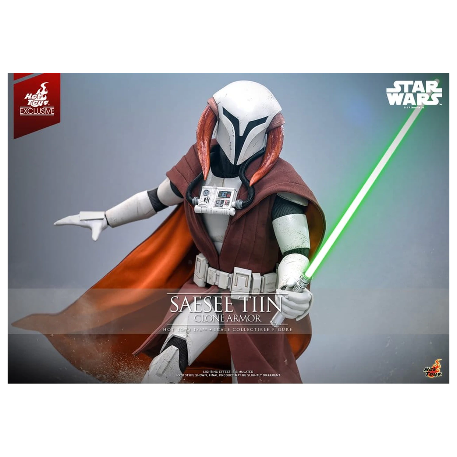 Star Wars: The Clone Wars Television Masterpiece Action Figur 1/6 Saesee Tiin (Clone Armor) 32 cm Produktfoto