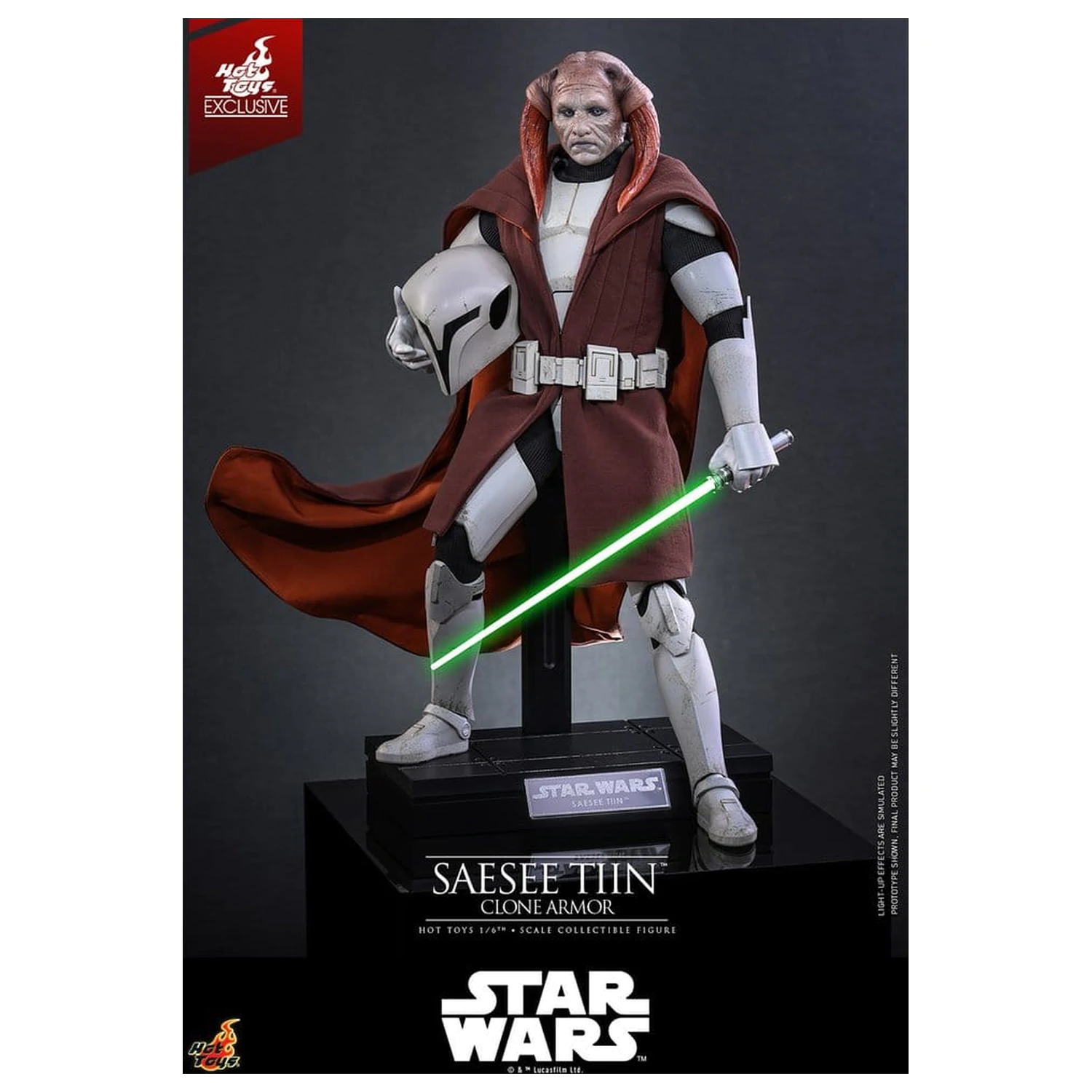 Star Wars: The Clone Wars Television Masterpiece Action Figur 1/6 Saesee Tiin (Clone Armor) 32 cm Produktfoto