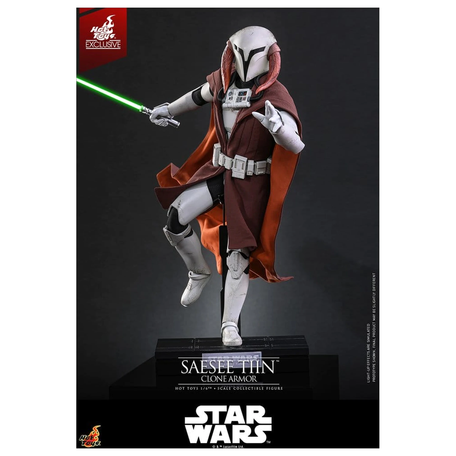 Star Wars: The Clone Wars Television Masterpiece Action Figur 1/6 Saesee Tiin (Clone Armor) 32 cm Produktfoto