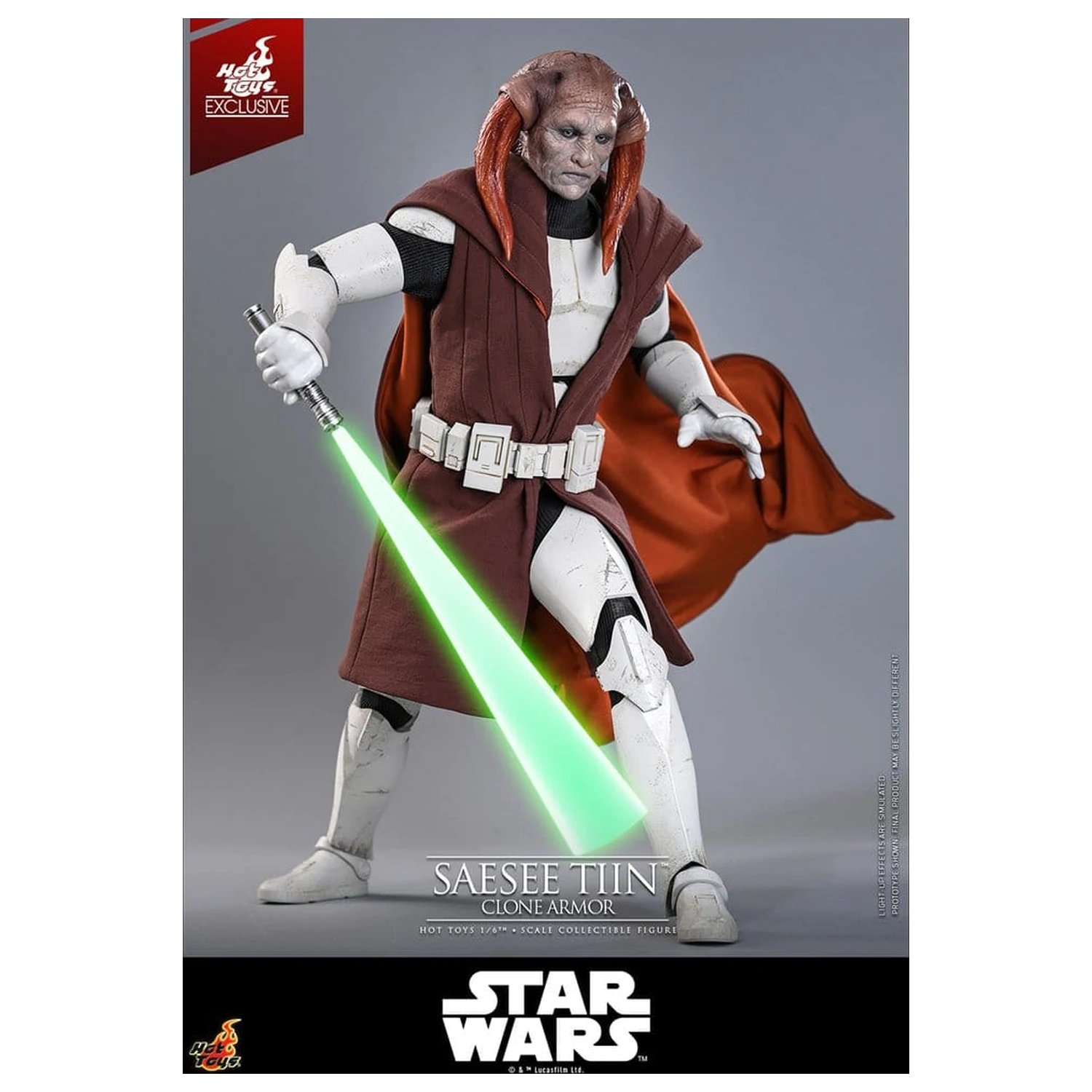Star Wars: The Clone Wars Television Masterpiece Action Figur 1/6 Saesee Tiin (Clone Armor) 32 cm Produktfoto