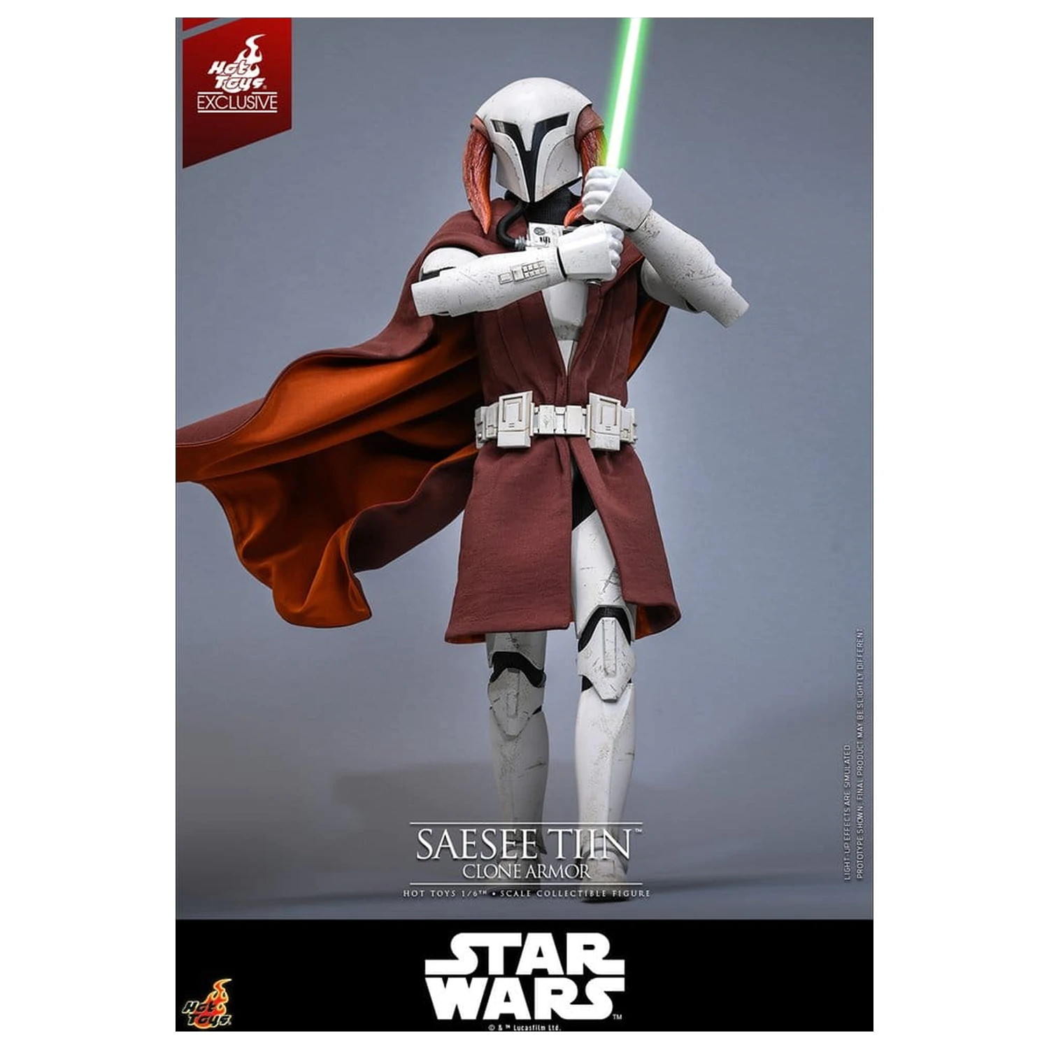 Star Wars: The Clone Wars Television Masterpiece Action Figur 1/6 Saesee Tiin (Clone Armor) 32 cm Produktfoto