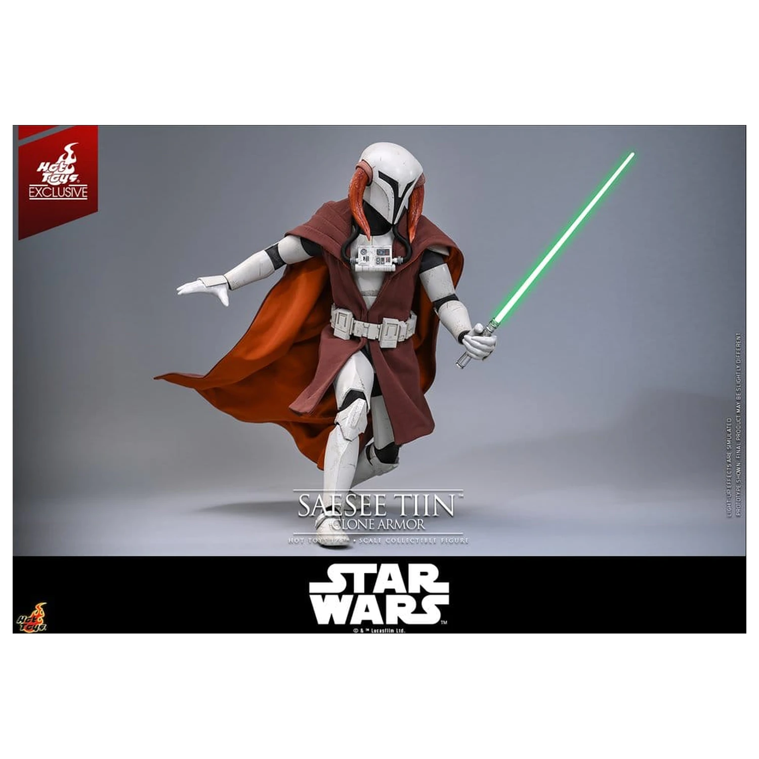 Star Wars: The Clone Wars Television Masterpiece Action Figur 1/6 Saesee Tiin (Clone Armor) 32 cm Produktfoto