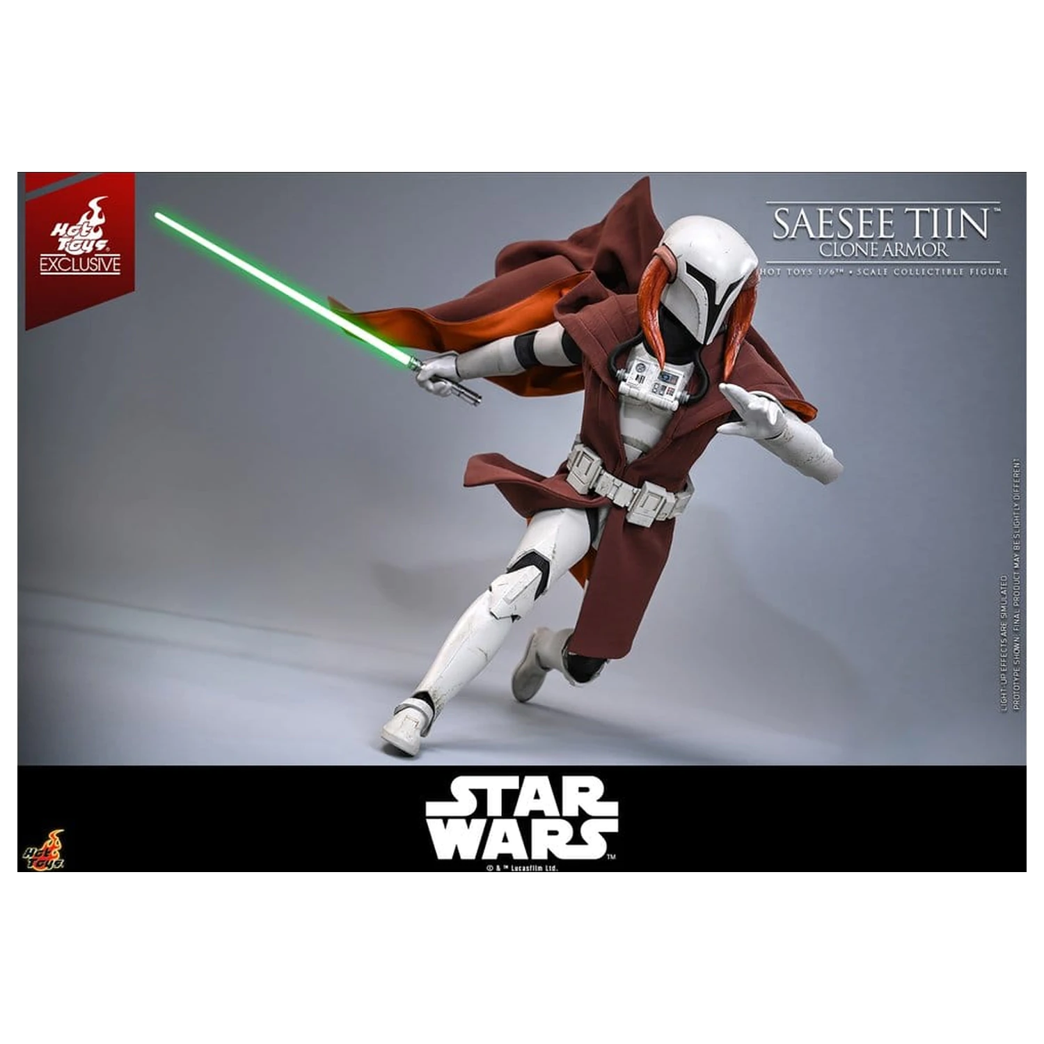 Star Wars: The Clone Wars Television Masterpiece Action Figur 1/6 Saesee Tiin (Clone Armor) 32 cm Produktfoto