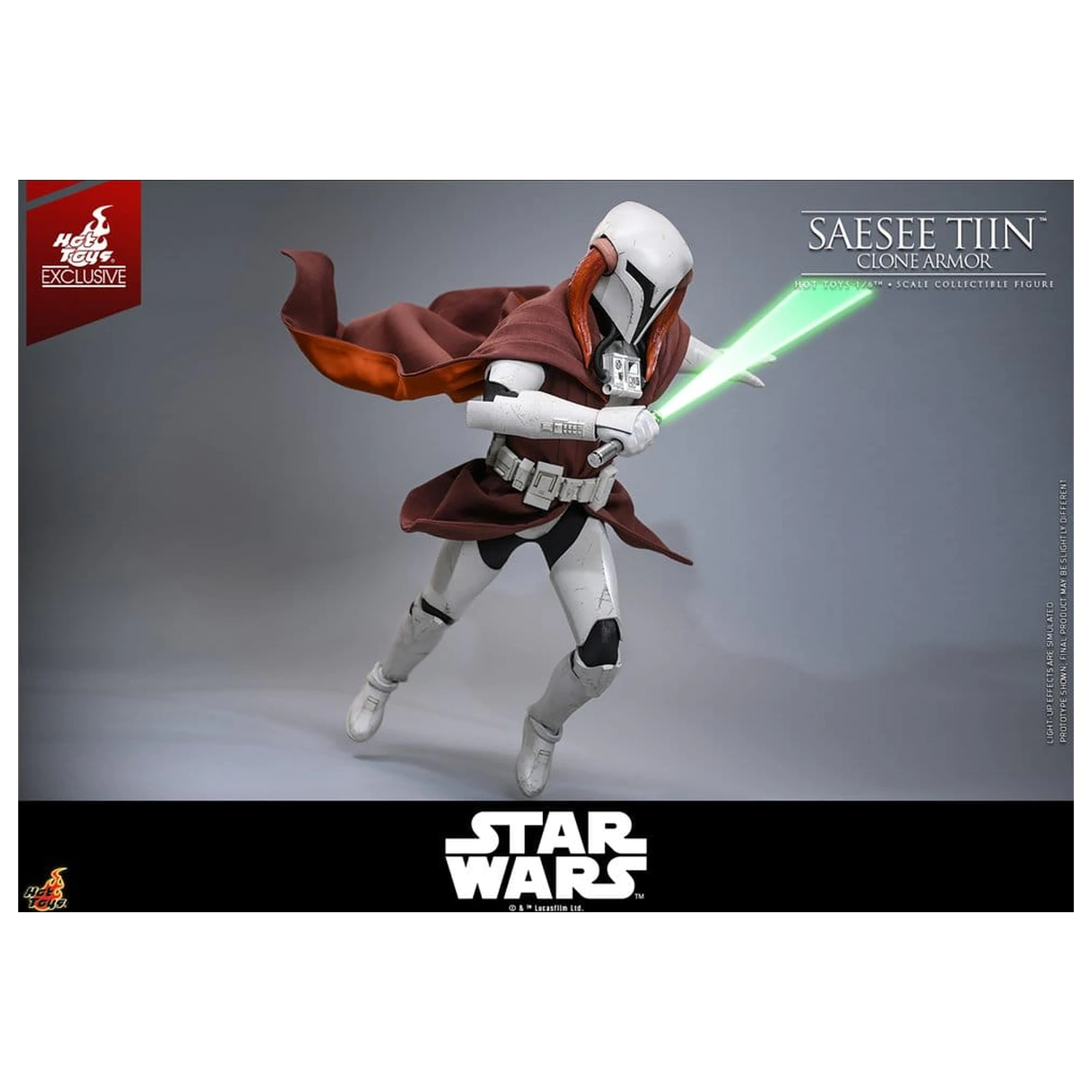 Star Wars: The Clone Wars Television Masterpiece Action Figur 1/6 Saesee Tiin (Clone Armor) 32 cm Produktfoto