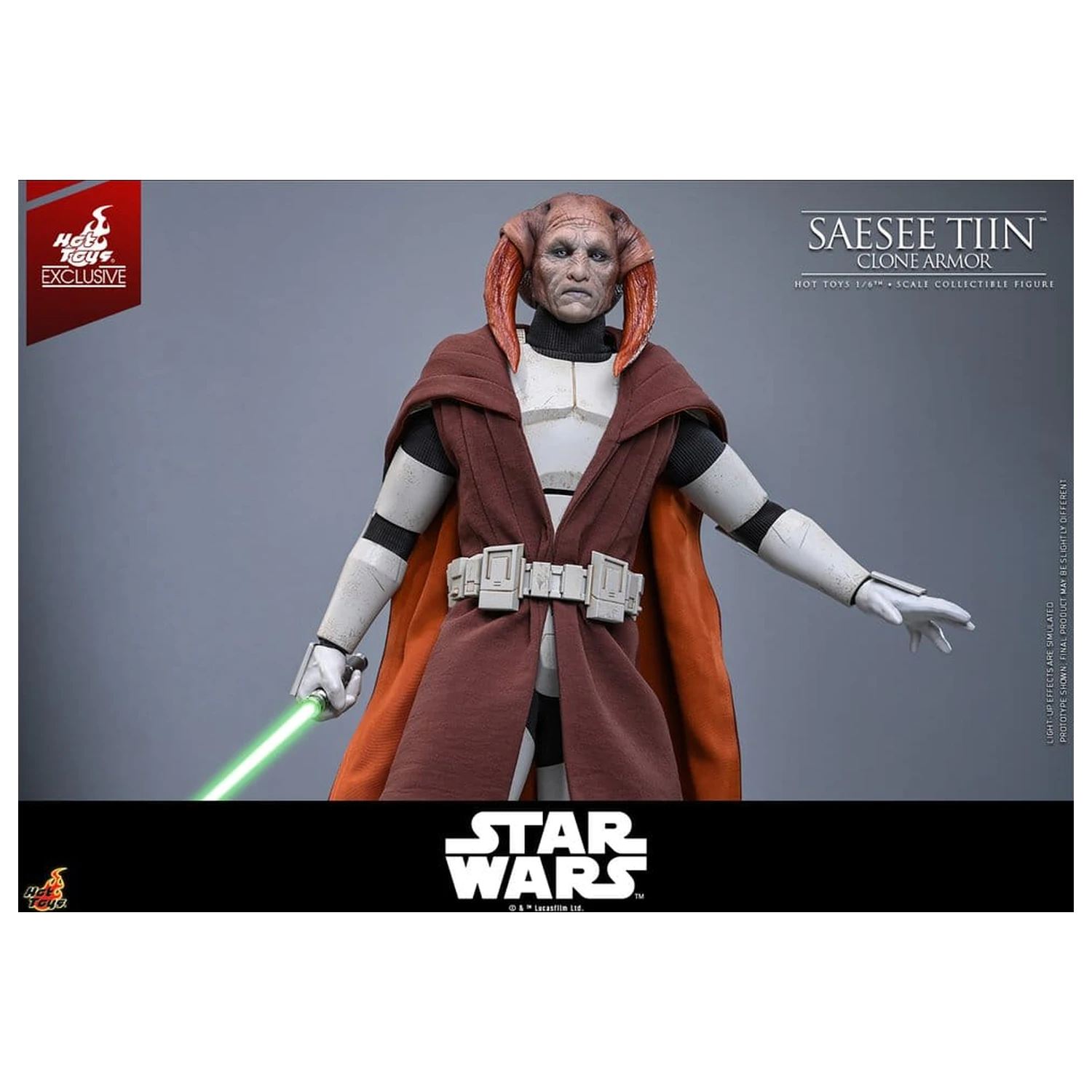 Star Wars: The Clone Wars Television Masterpiece Action Figur 1/6 Saesee Tiin (Clone Armor) 32 cm Produktfoto