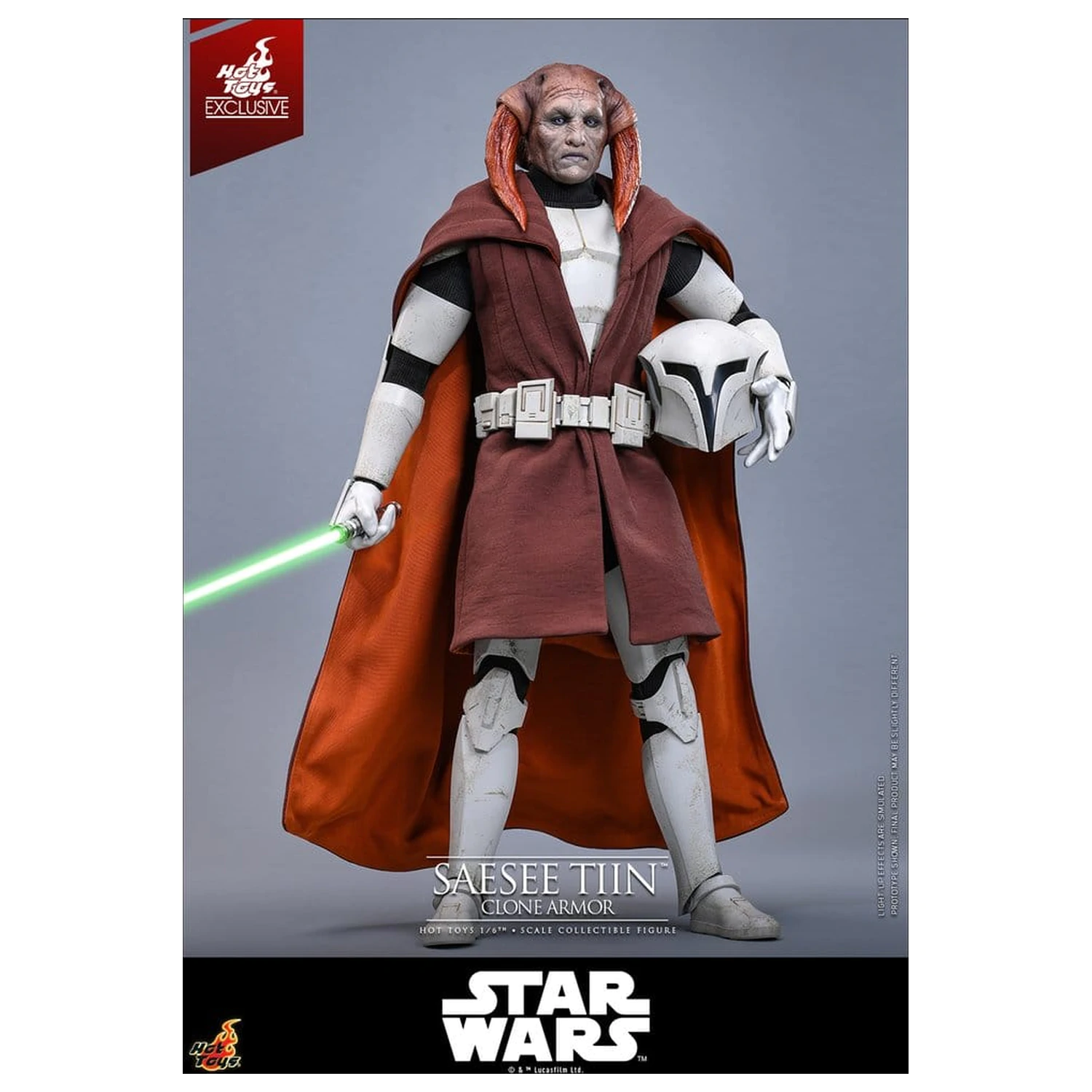 Star Wars: The Clone Wars Television Masterpiece Action Figur 1/6 Saesee Tiin (Clone Armor) 32 cm Produktfoto