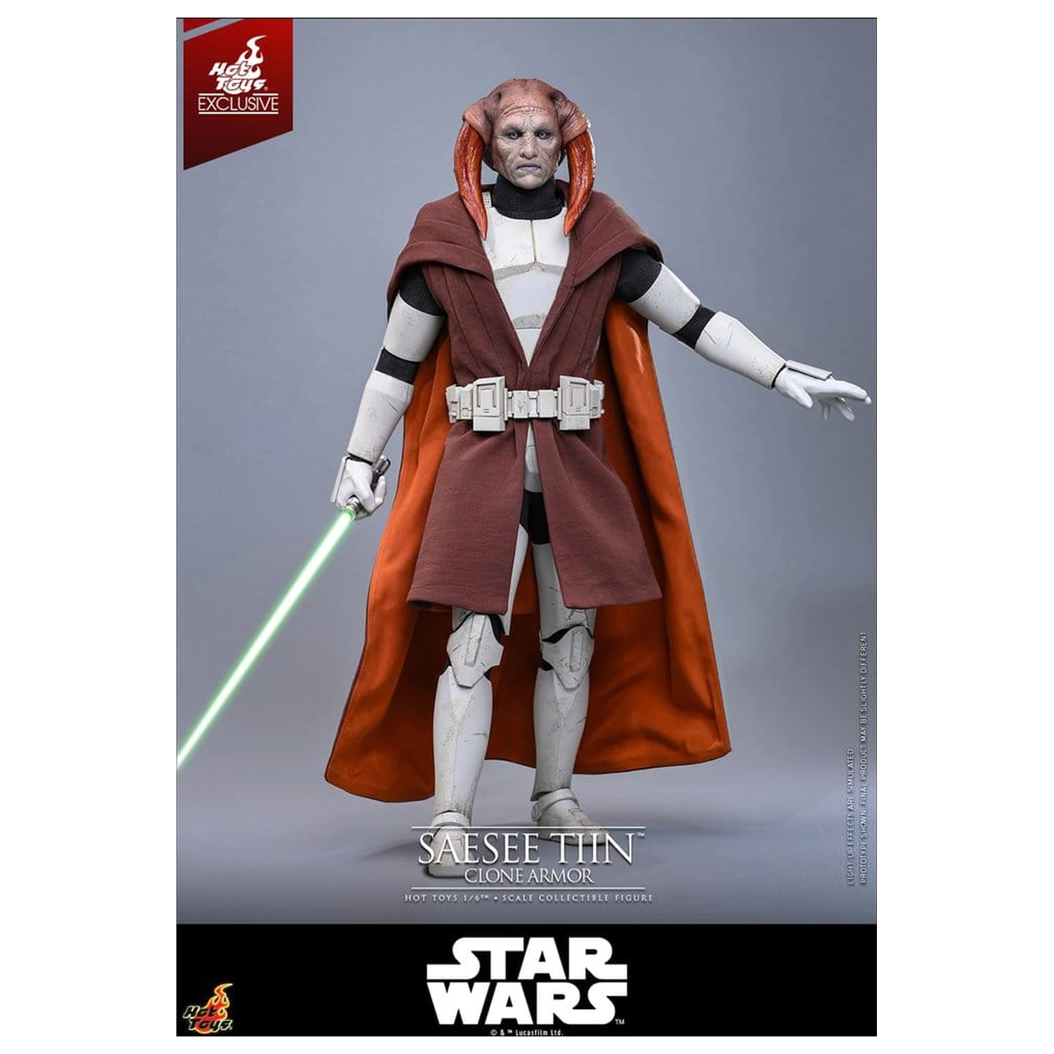 Star Wars: The Clone Wars Television Masterpiece Action Figur 1/6 Saesee Tiin (Clone Armor) 32 cm Produktfoto